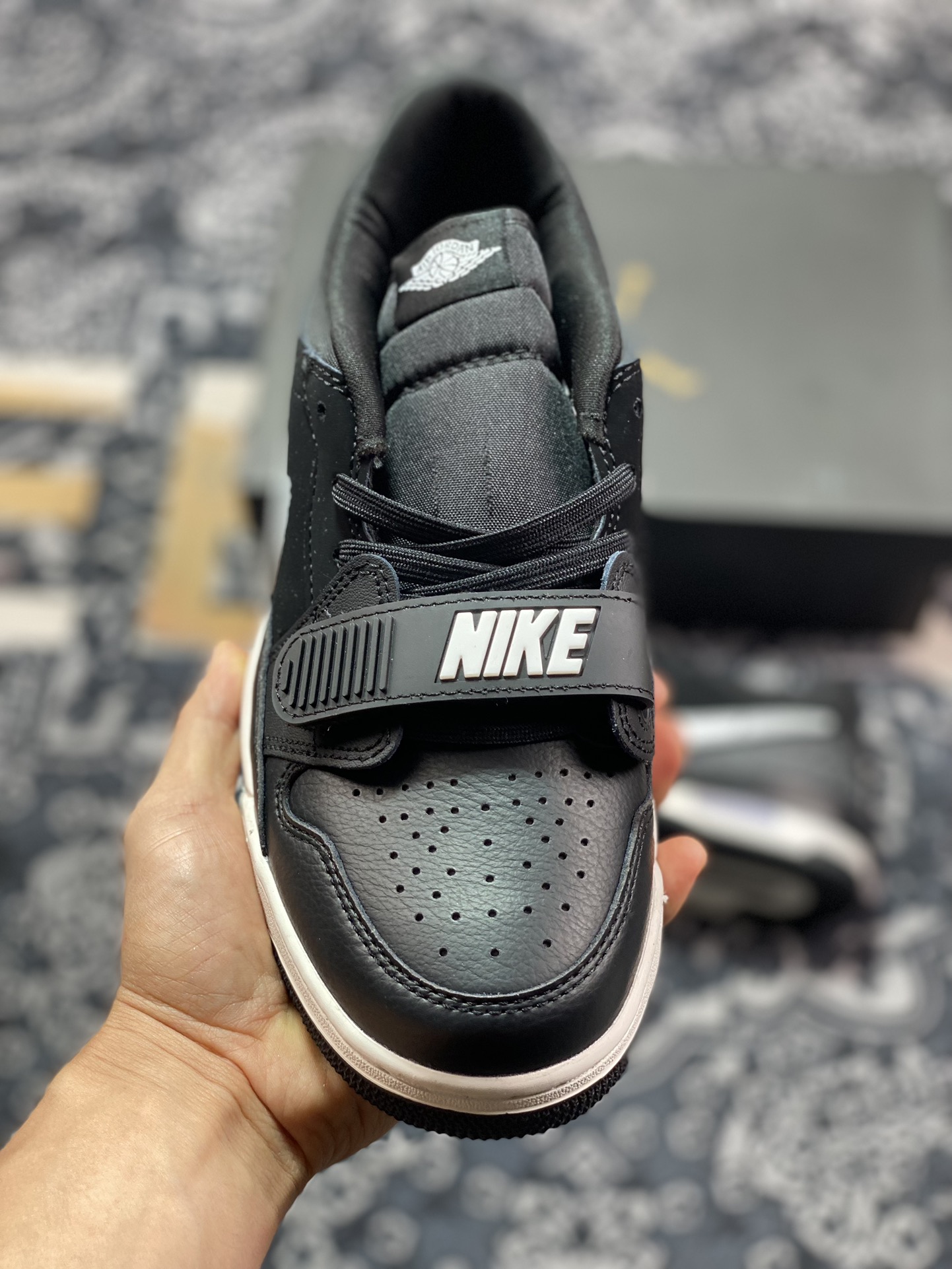 260 耐克Nike Air Jordan Legacy 312 Low”Black Anthracite”乔丹篮球鞋“黑白爆裂纹”CD7069-001