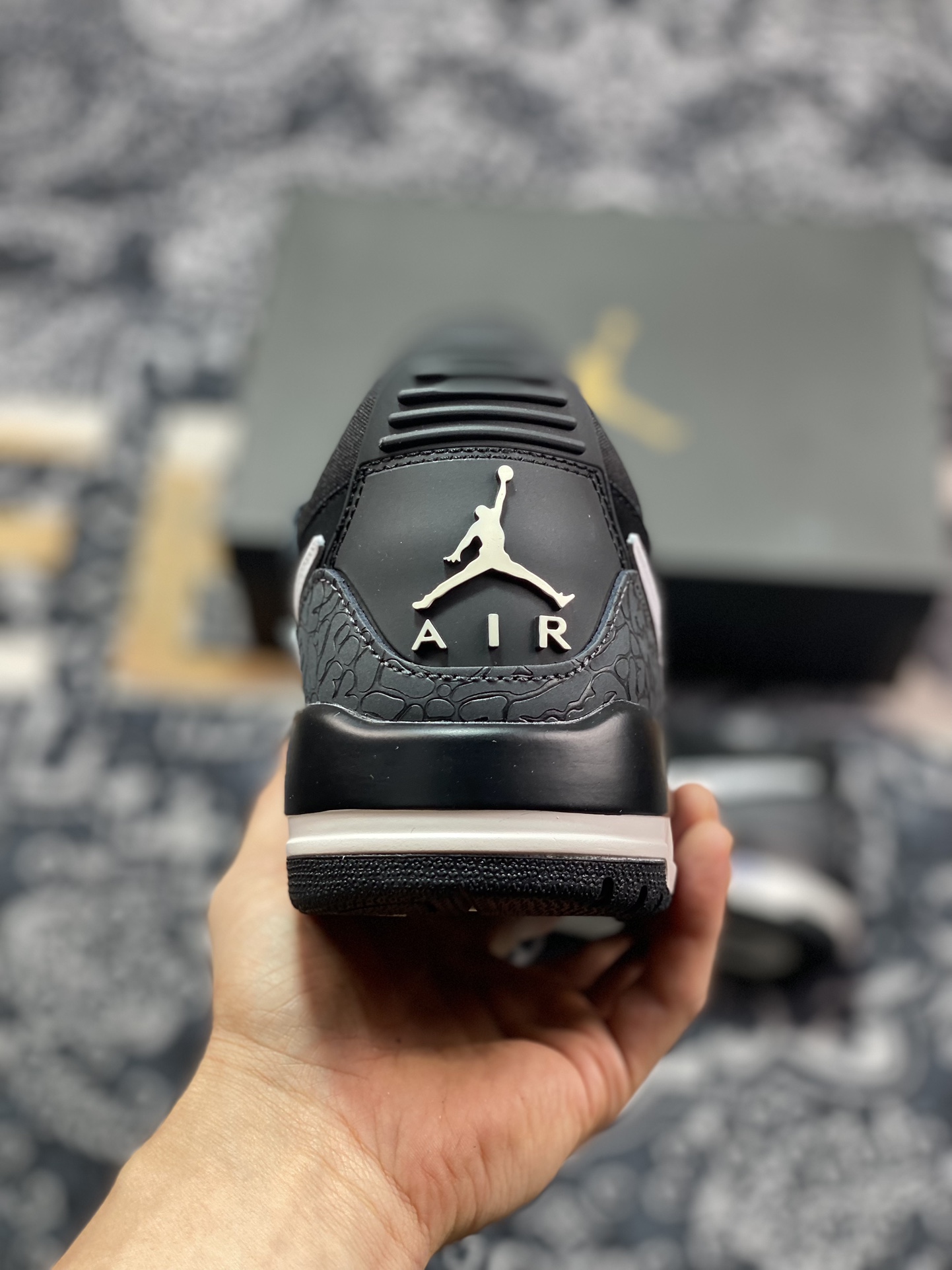 260 耐克Nike Air Jordan Legacy 312 Low”Black Anthracite”乔丹篮球鞋“黑白爆裂纹”CD7069-001