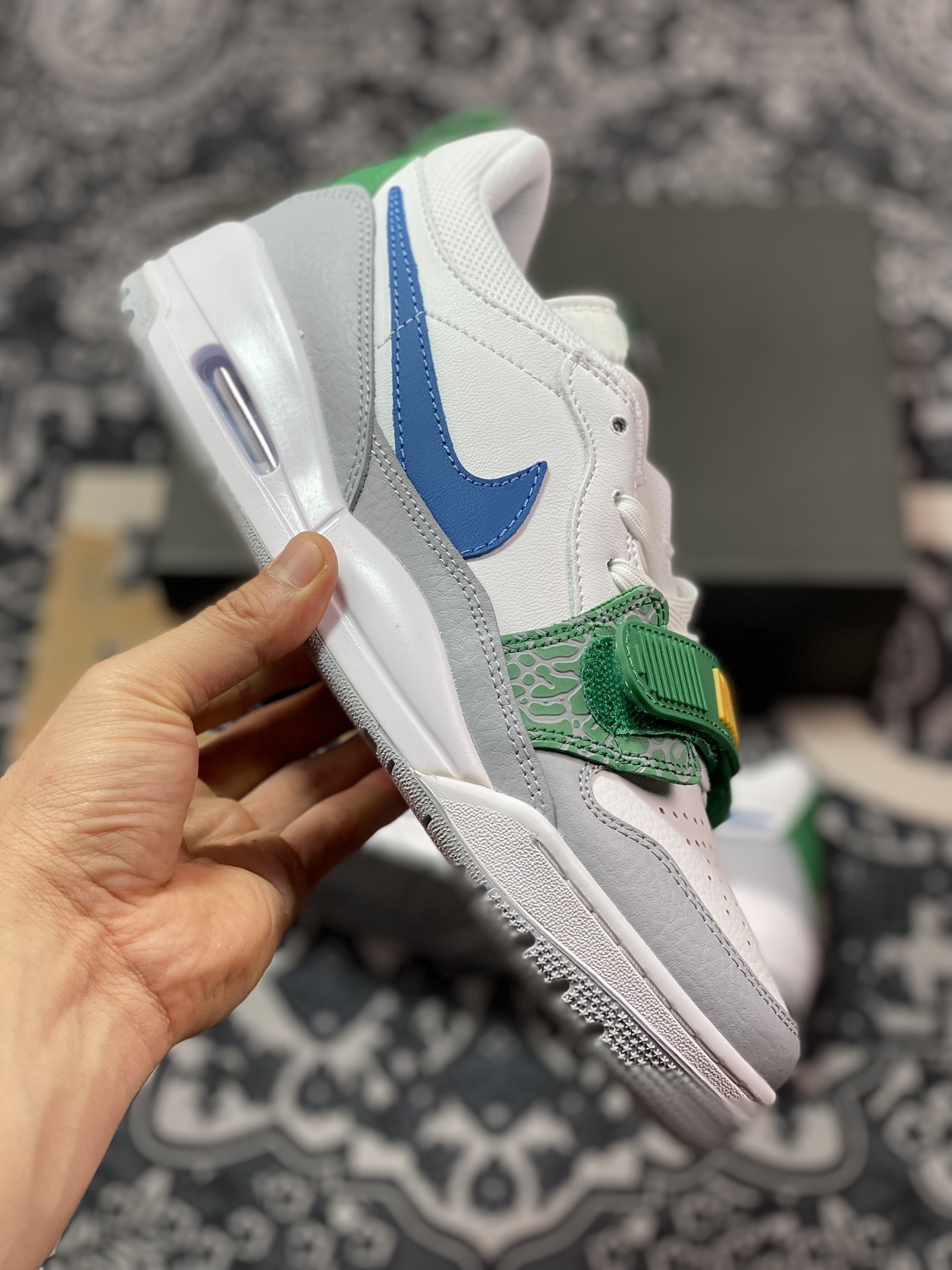 260 Nike Air Jordan Legacy 312 Low GS”Grey Green Blue”乔丹篮球鞋“灰白深绿蓝”CD9054-140