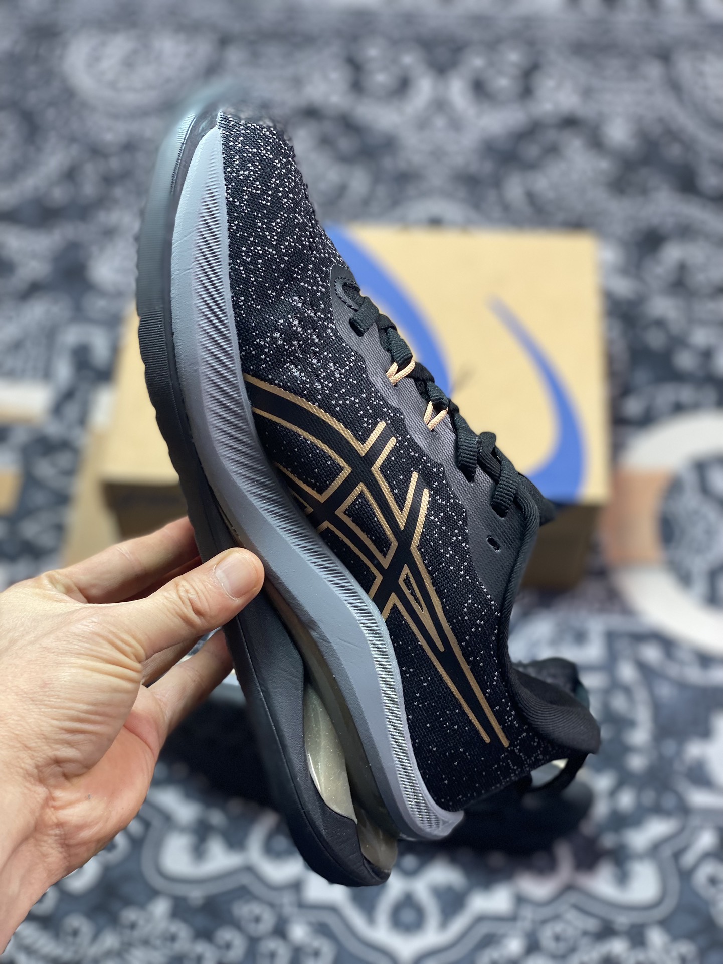 240 原装级别 亚瑟士/Asics Gel-Kinsei Max 男鞋慢跑鞋 1011B696-001