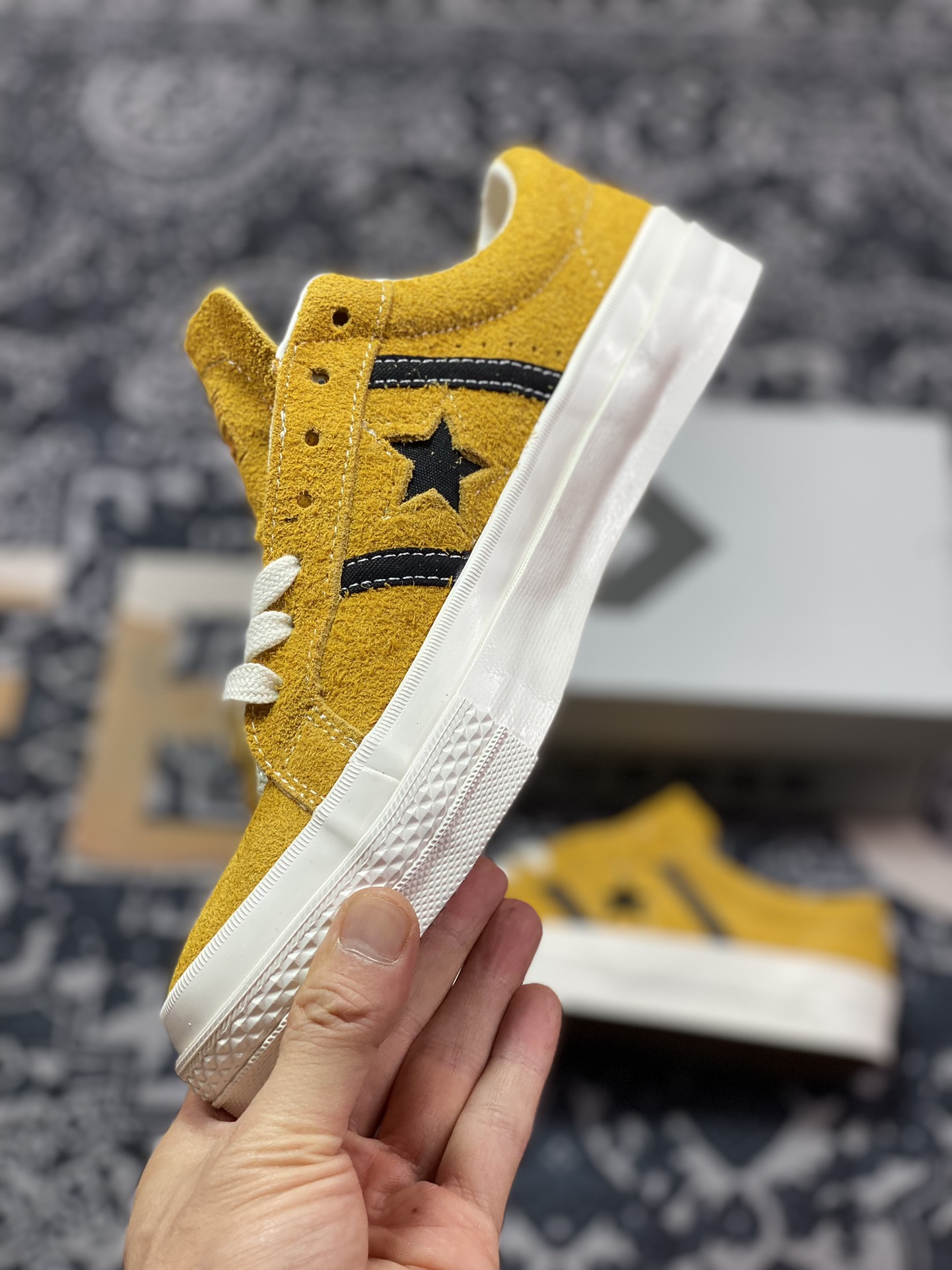 160 真标 Converse One Star Academy Pro 经典一星系列复古休闲板鞋 A06424C 灰色