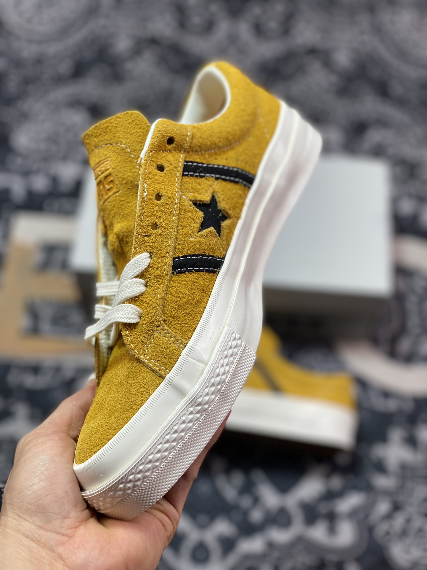 160 真标 Converse One Star Academy Pro 经典一星系列复古休闲板鞋 A06424C 灰色