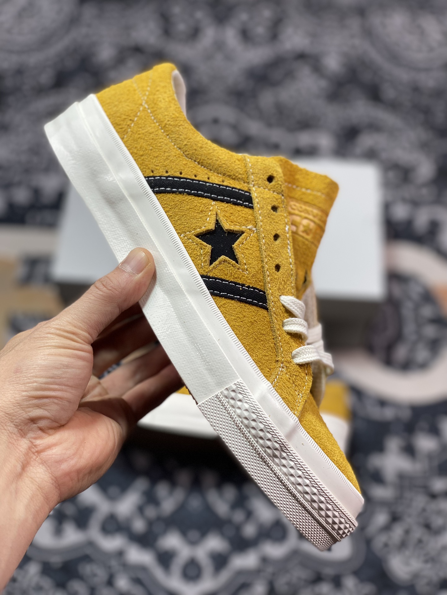 160 真标 Converse One Star Academy Pro 经典一星系列复古休闲板鞋 A06424C 灰色