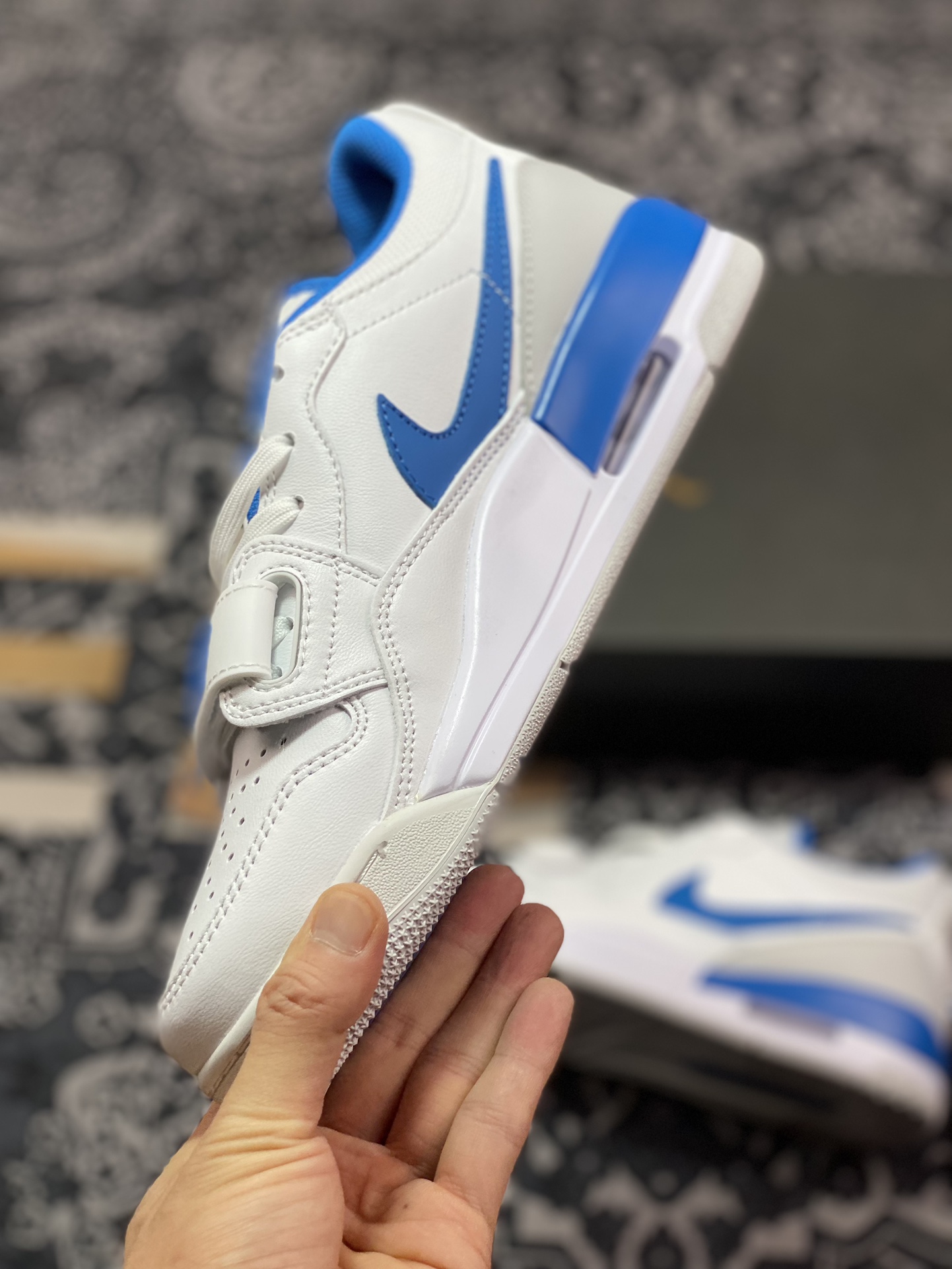 260 耐克Nike Air Jordan Legacy 312 Low”Military Blue”乔丹篮球鞋“元年白大学蓝”HJ3480-140