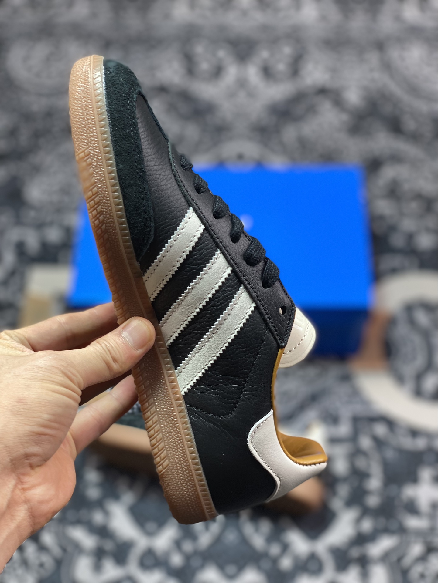 240 JJJJound x Adidas Originals Samba OG 灰白色 低帮休闲板鞋 ID8707