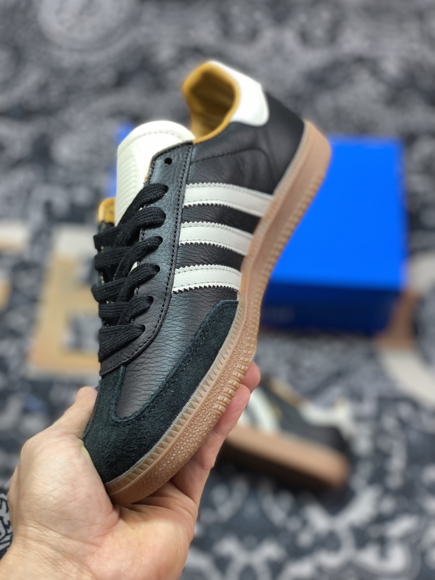 240 JJJJound x Adidas Originals Samba OG 灰白色 低帮休闲板鞋 ID8707