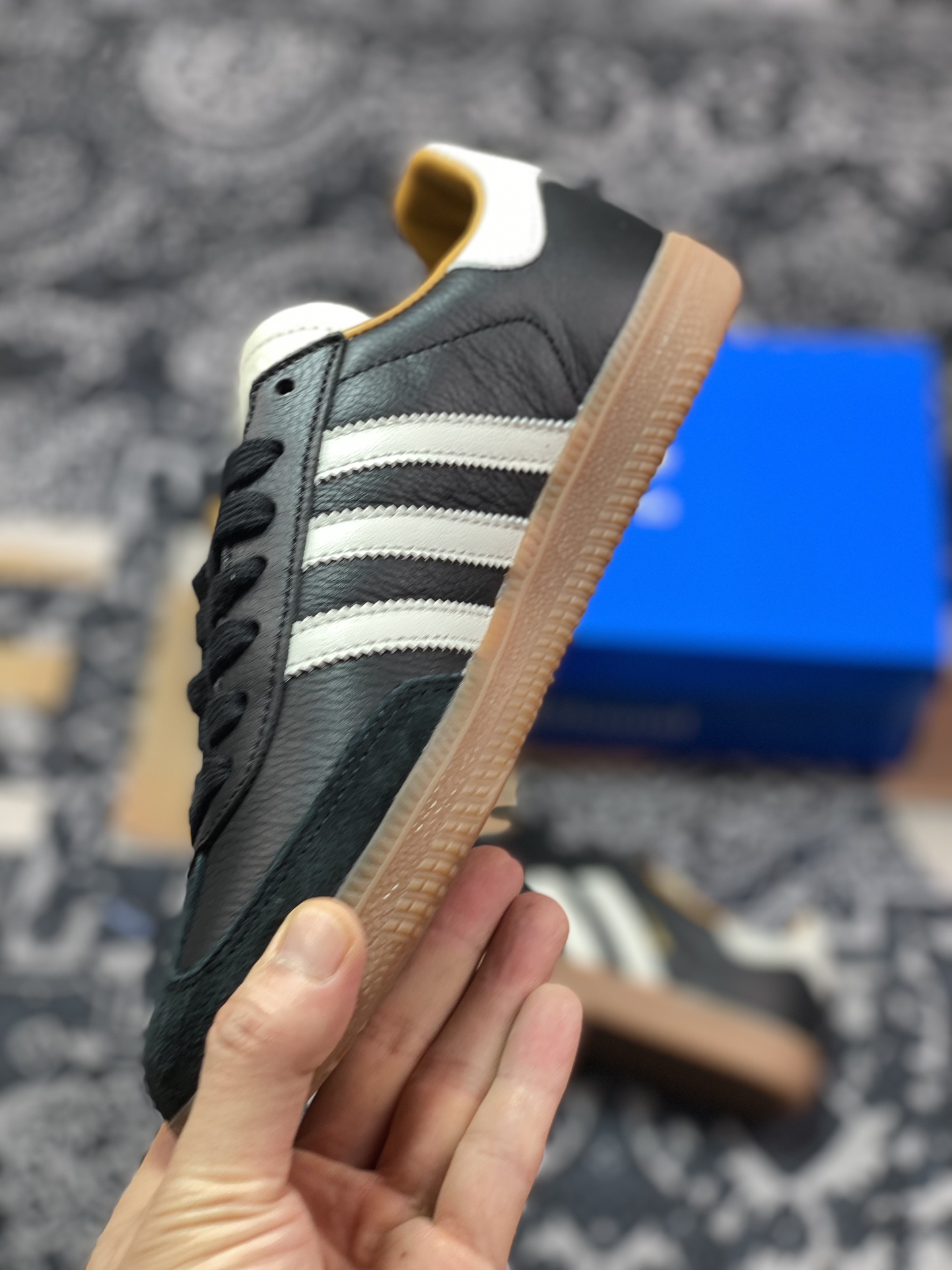 240 JJJJound x Adidas Originals Samba OG 灰白色 低帮休闲板鞋 ID8707