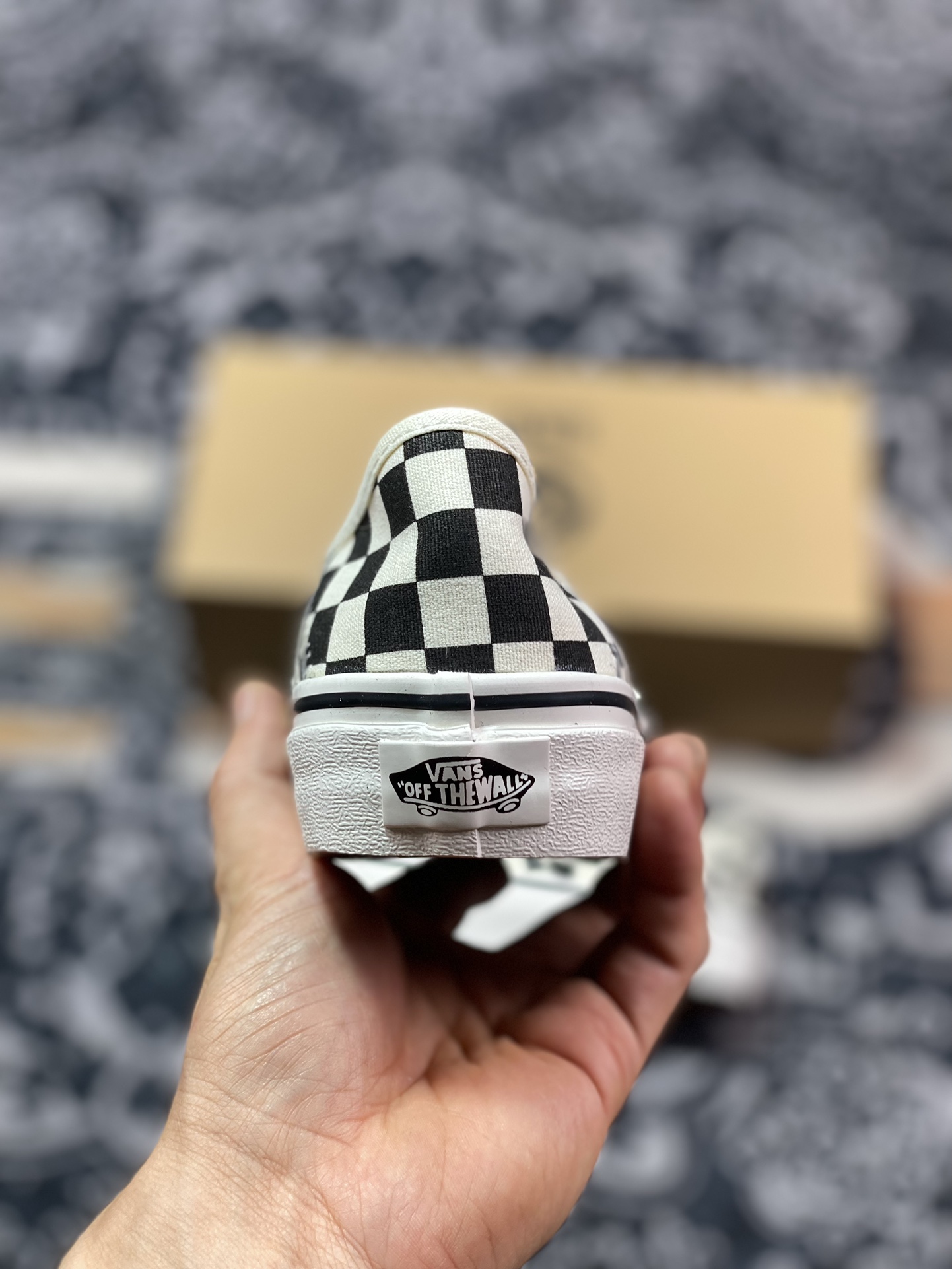 130 Vans Authentic VR3环保系列 黑白棋盘格软木塞低帮帆布滑板鞋 VN0A4BX5BPS