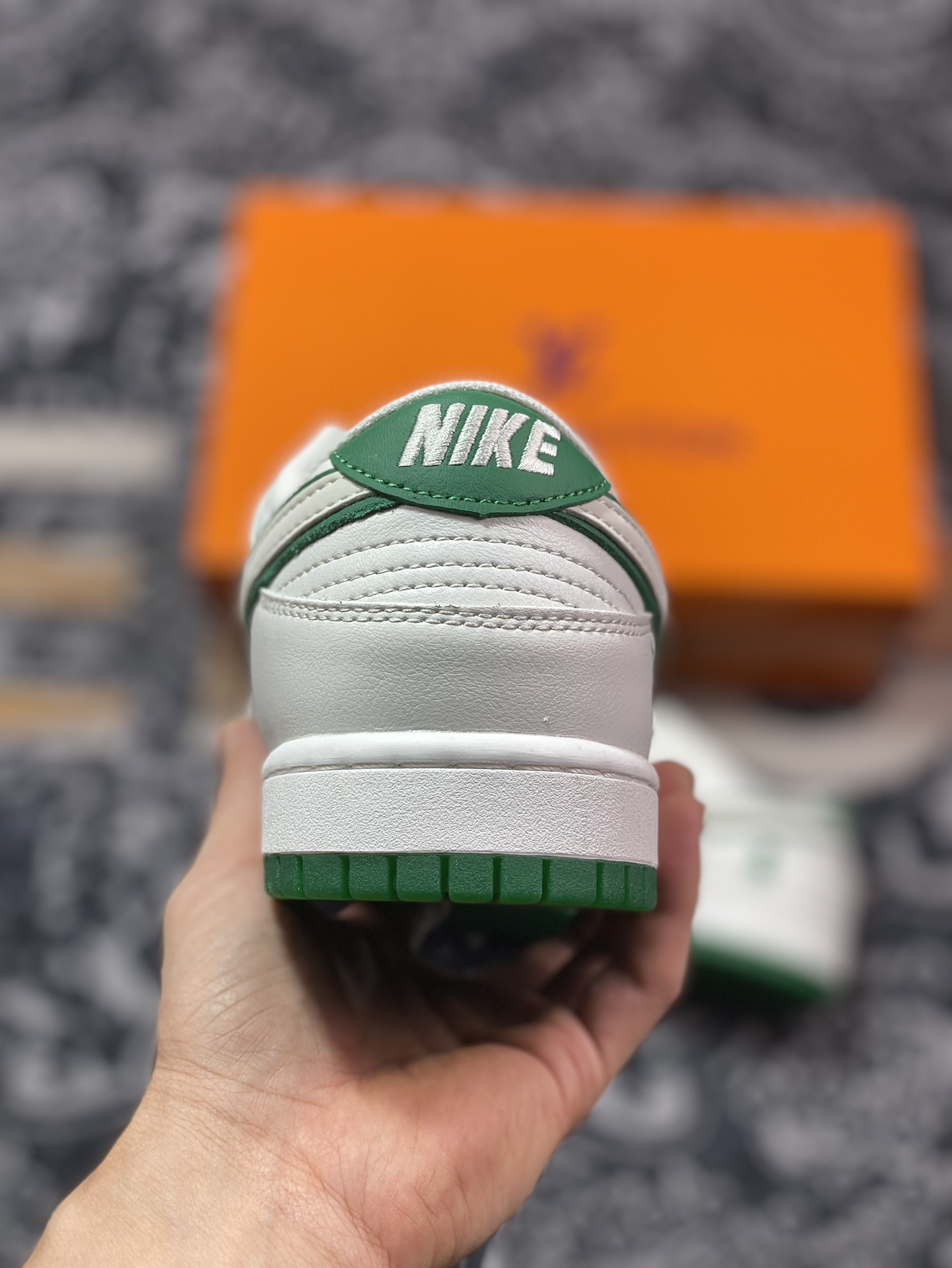 280 原装级别 NK Dunk Low Retro ”DIY高端定制” LV暴力熊米白绿 SJ2068-241