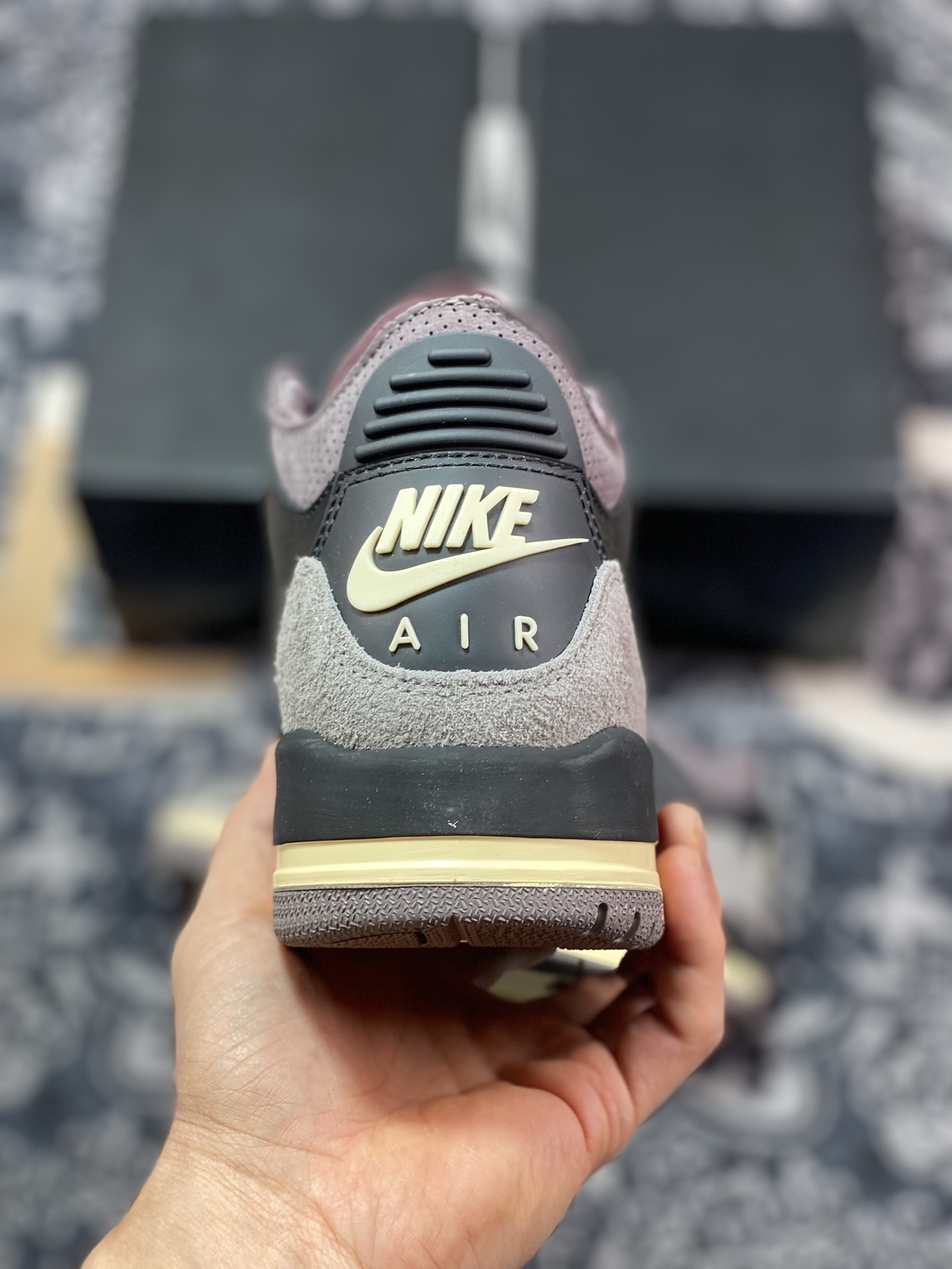 450 Air Jordan 3 Retro ”Black” AJ3 乔3联名款 复刻黑棕 FZ4811-001