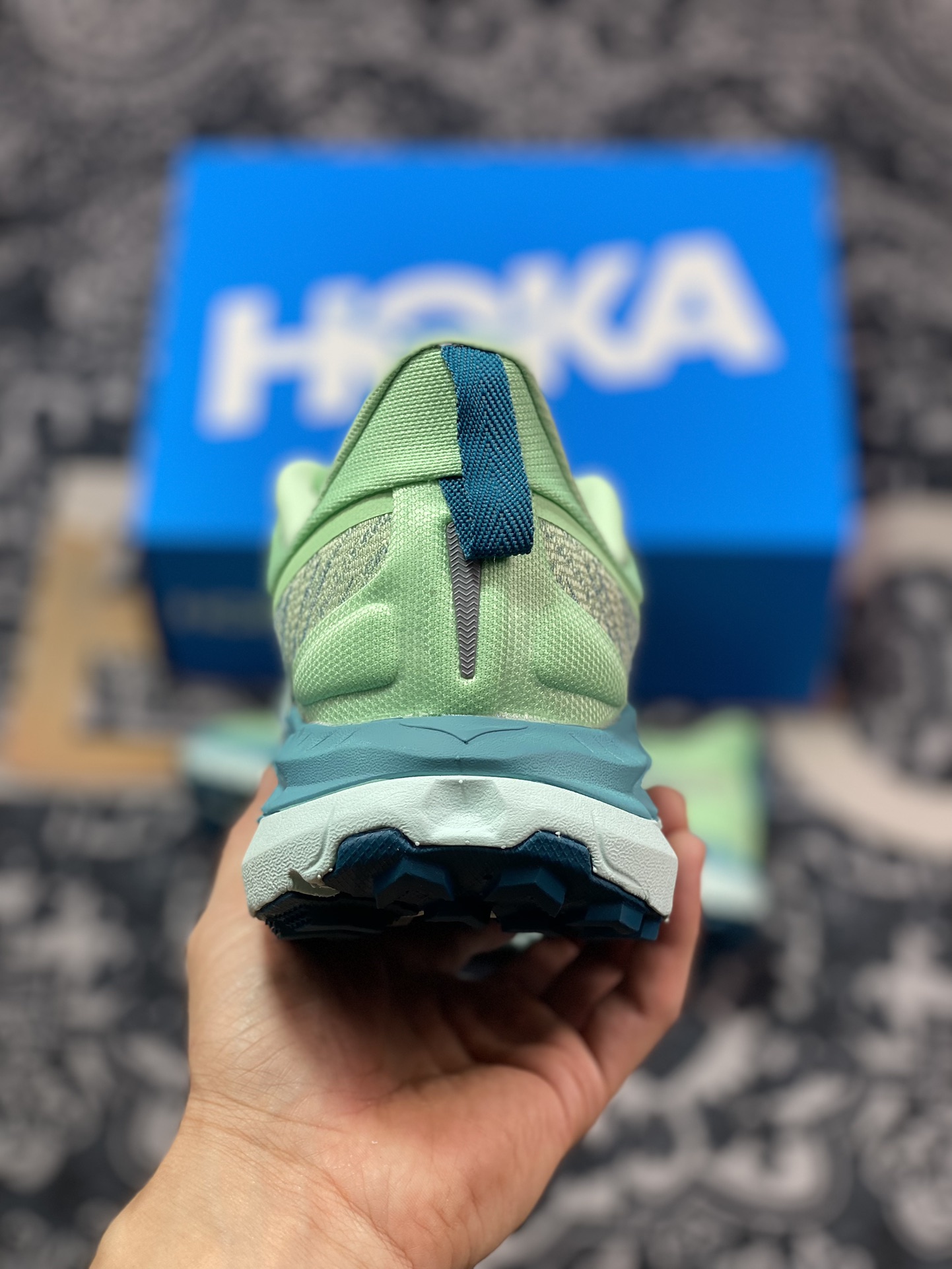 200 HOKA ONE ONE Mafate Speed 4 飞速玛法特4代系列低帮慢跑鞋“网织薄荷绿水绿”1131056/LGOM