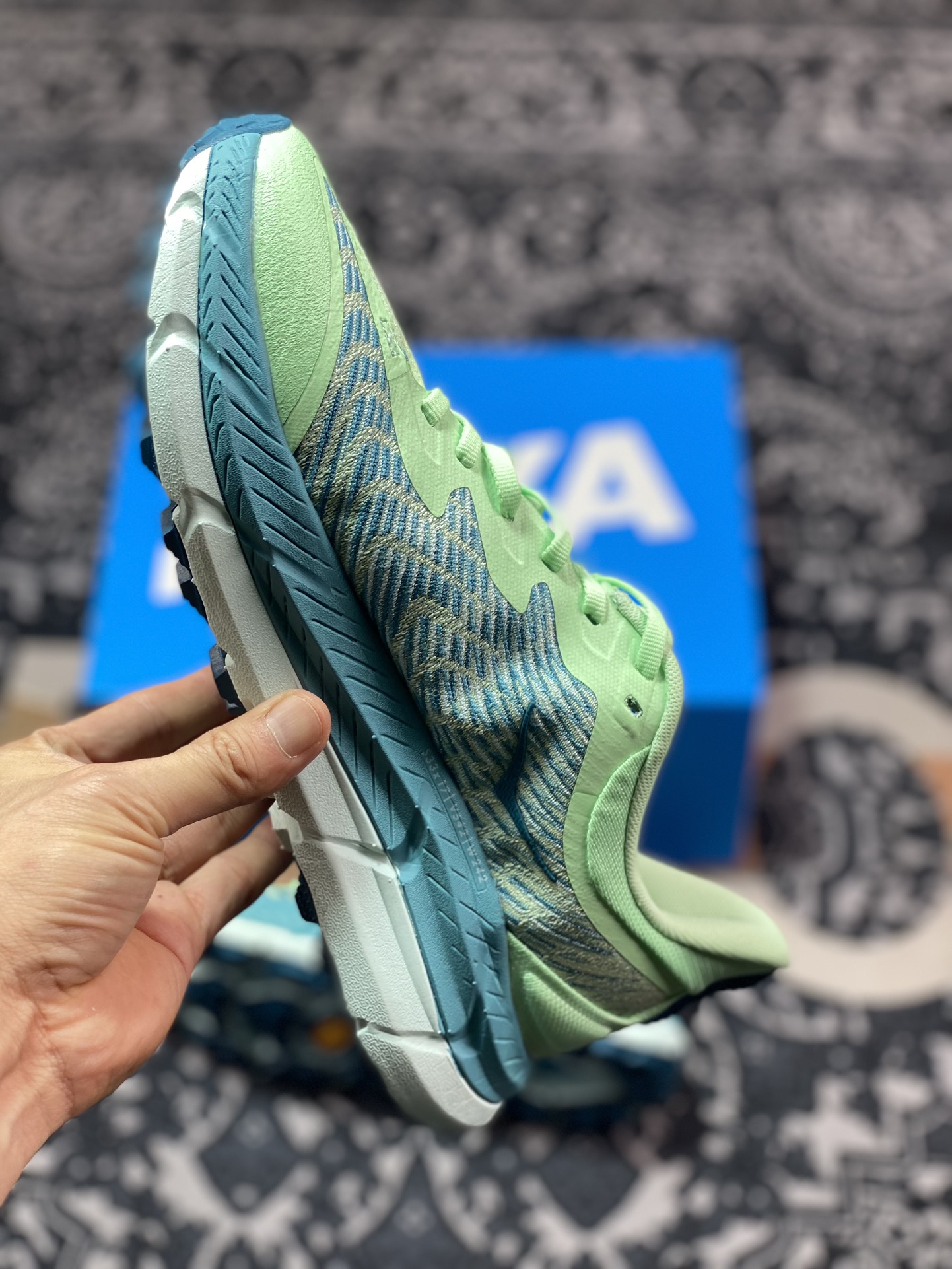 200 HOKA ONE ONE Mafate Speed 4 飞速玛法特4代系列低帮慢跑鞋“网织薄荷绿水绿”1131056/LGOM