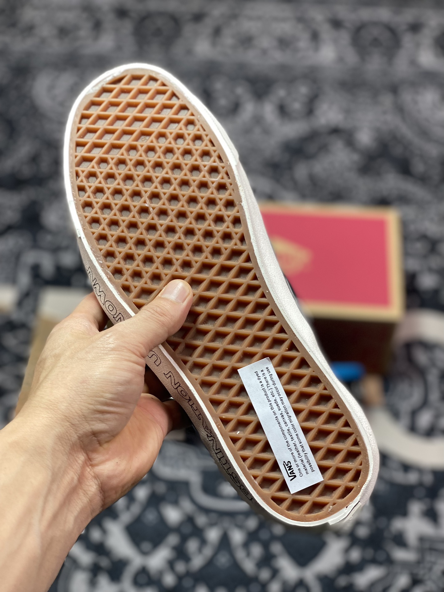 160 真标 Vans slip-on x Liberaiders 千纸鹤联名黑白棋盘格子