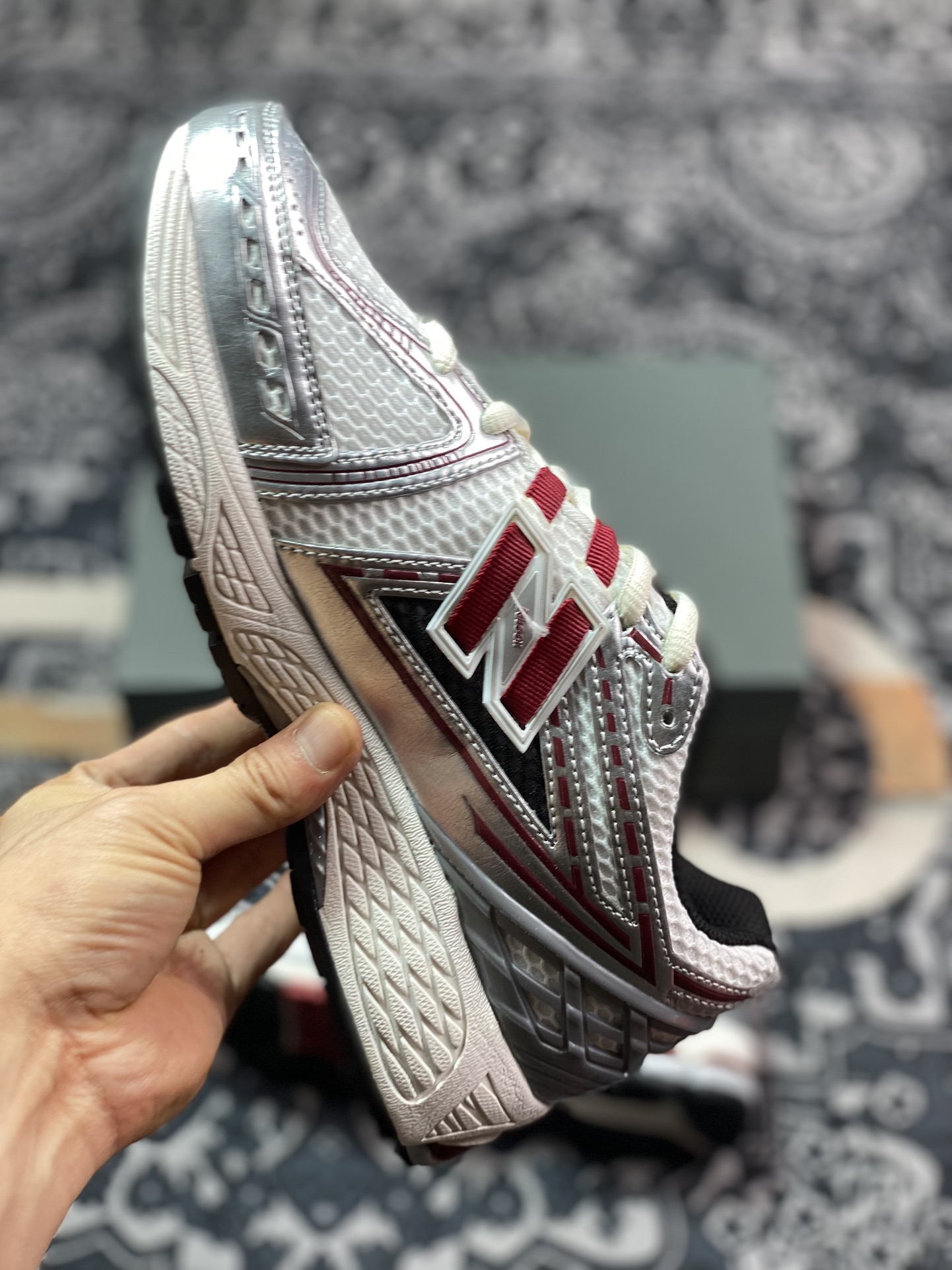 220 原厂级别 New Balance M1906REA 灰红 NB新百伦系列复古老爹风休闲运动慢跑鞋