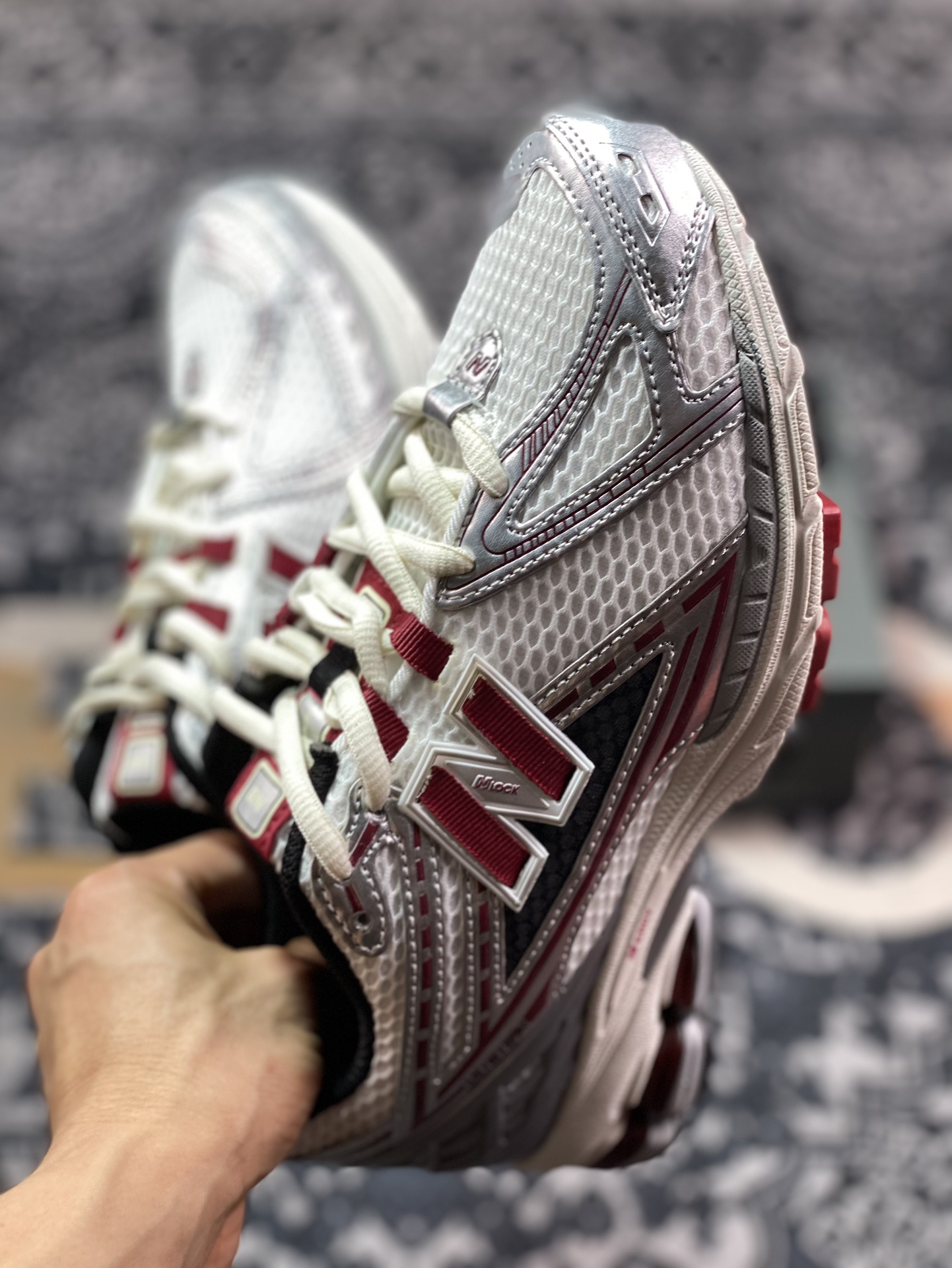 220 原厂级别 New Balance M1906REA 灰红 NB新百伦系列复古老爹风休闲运动慢跑鞋