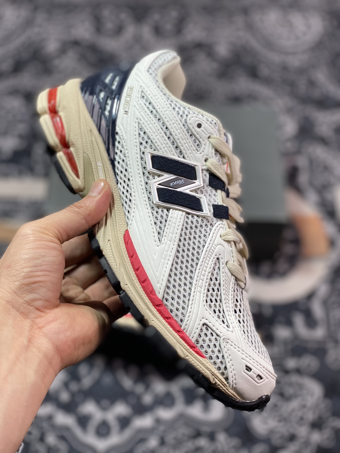 220 原厂级别 New Balance M1906RR 白黑红 NB新百伦老爹风休闲运动慢跑鞋