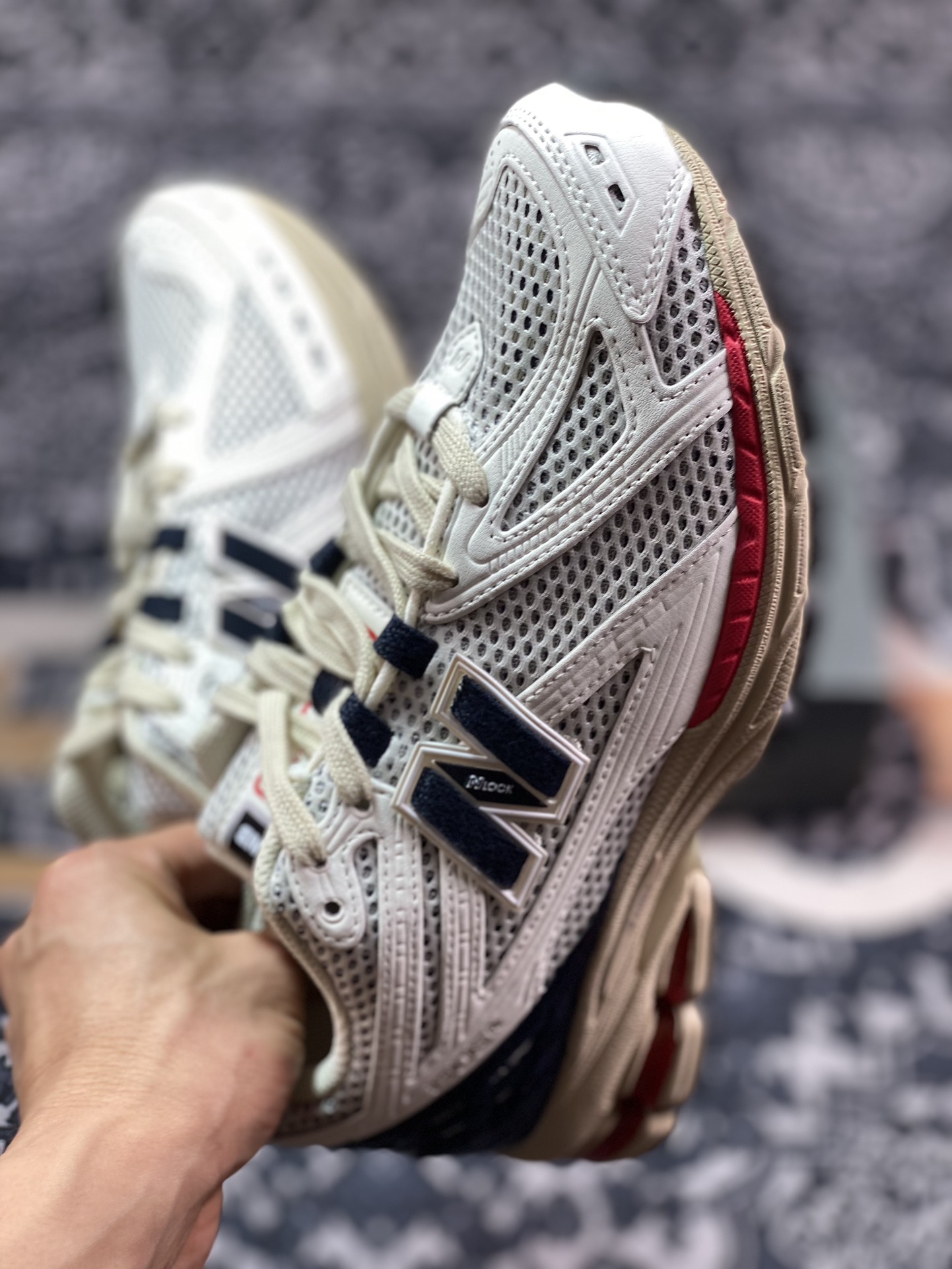 220 原厂级别 New Balance M1906RR 白黑红 NB新百伦老爹风休闲运动慢跑鞋