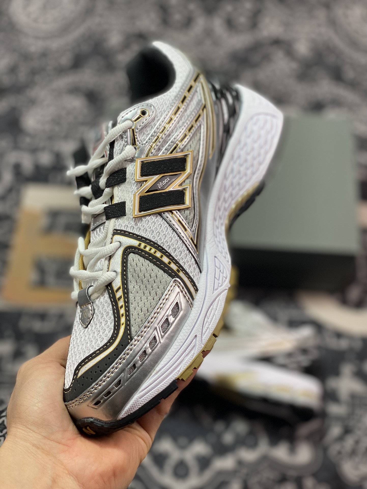 220 原厂级别 New Balance M1906RA 白银黑金 NB新百伦系列复古老爹风休闲运动慢跑鞋