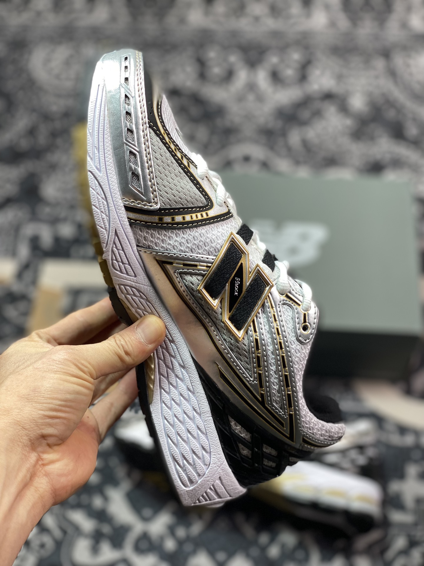 220 原厂级别 New Balance M1906RA 白银黑金 NB新百伦系列复古老爹风休闲运动慢跑鞋