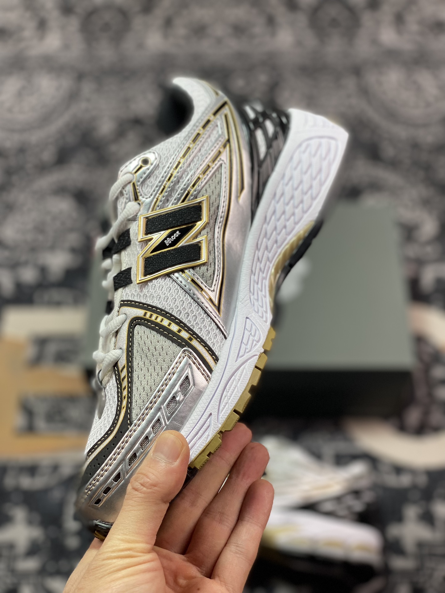 220 原厂级别 New Balance M1906RA 白银黑金 NB新百伦系列复古老爹风休闲运动慢跑鞋