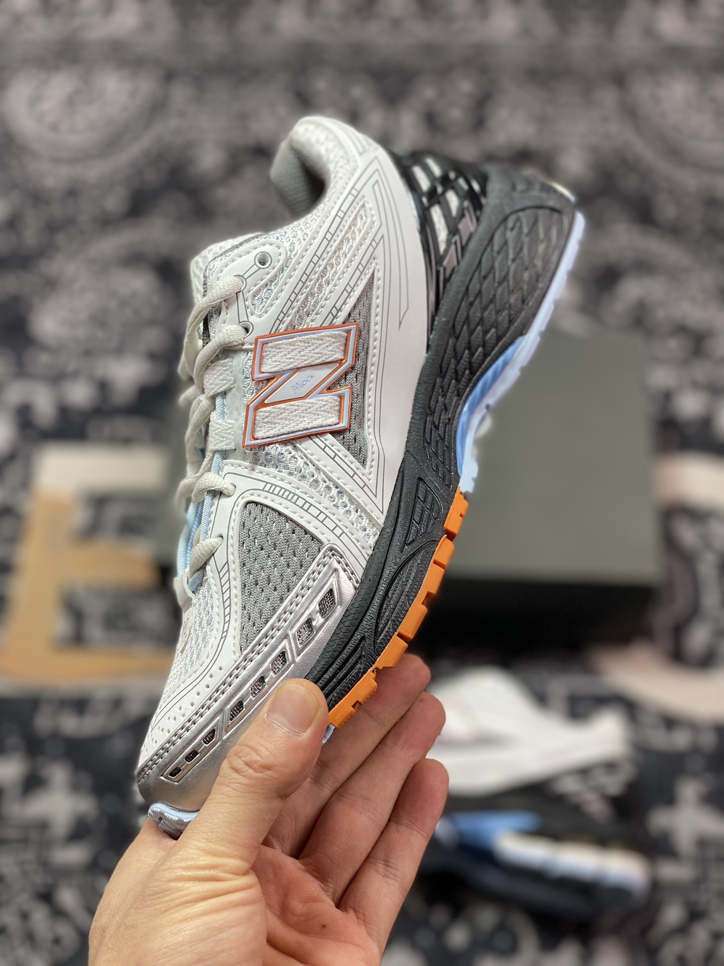 220 原厂级别 New Balance M1906RBO 白灰蓝色 慢跑鞋