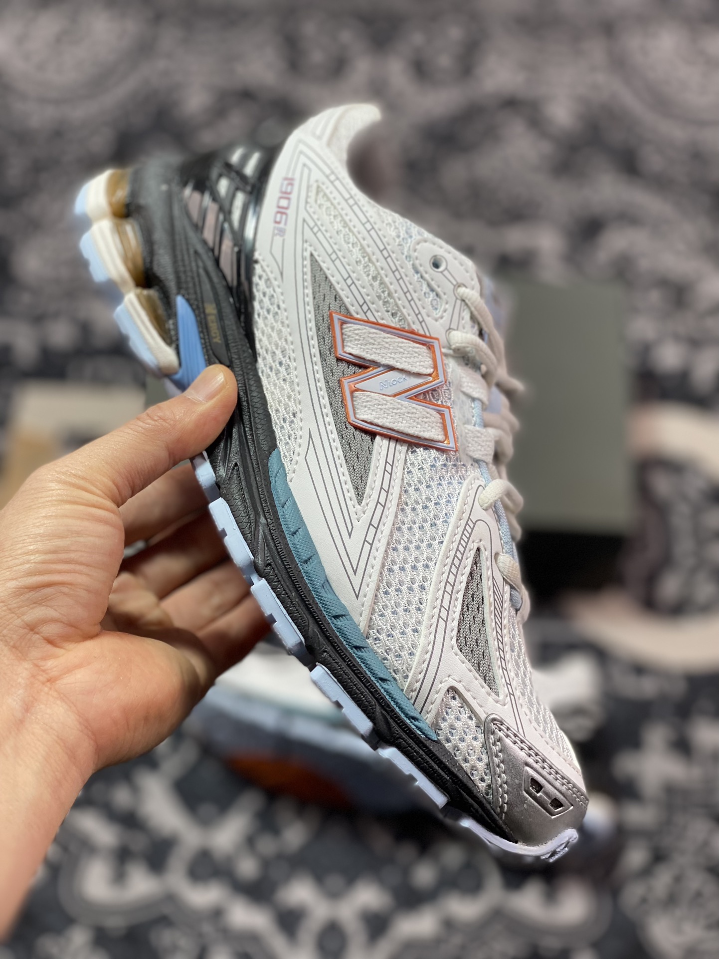 220 原厂级别 New Balance M1906RBO 白灰蓝色 慢跑鞋