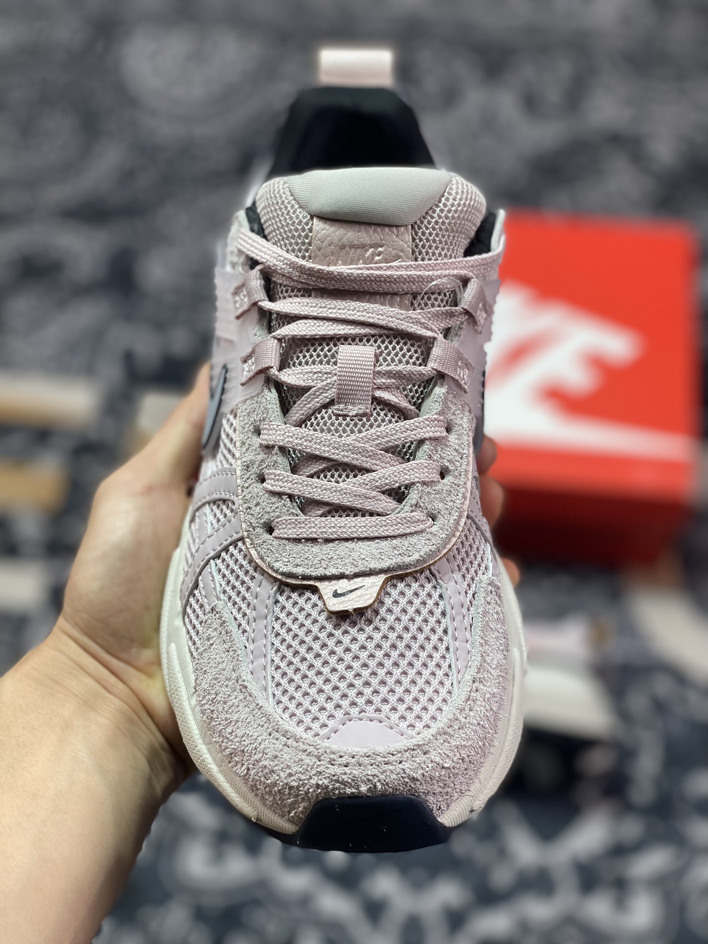 220 Nike Wmns V2K Runtekk Low”Platinum Violet”复古潮慢跑鞋“干燥玫瑰粉紫银”FN6703-001