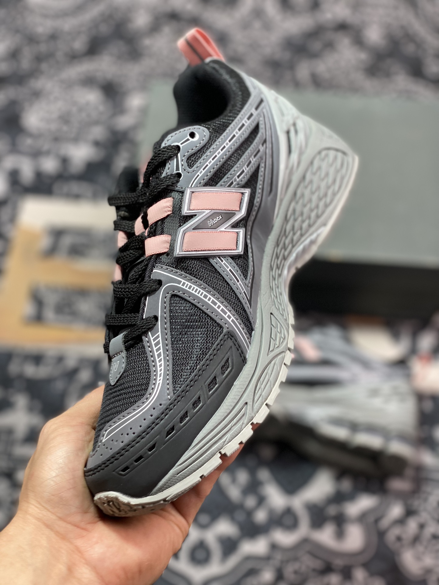 220 原厂级别 New Balance M1906RHC 黑粉 NB新百伦系列复古老爹风休闲运动慢跑鞋