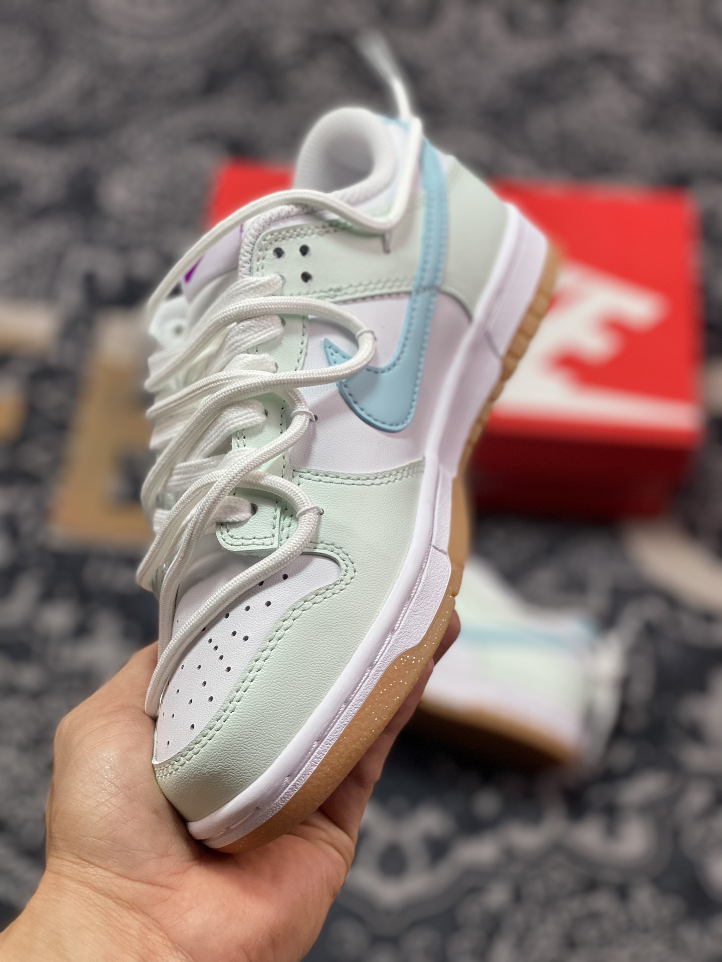 260 原装级别 Nike Dunk Low 气泡海盐 白蓝 FD9922-151