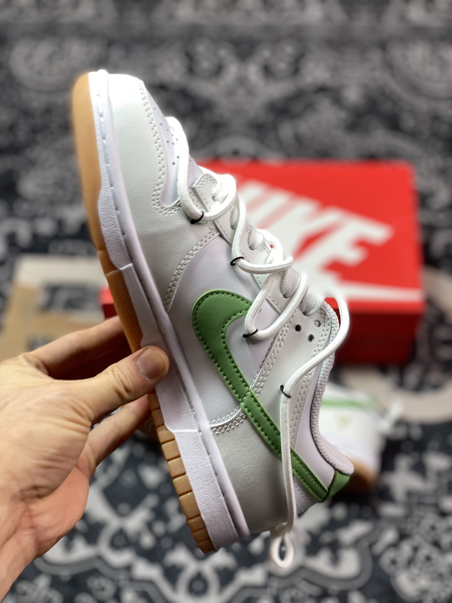 Nike SB Dunk Low ”Lime Soda” dunk shoes ”White Mint Green Lime Soda Tie” FD9922-151