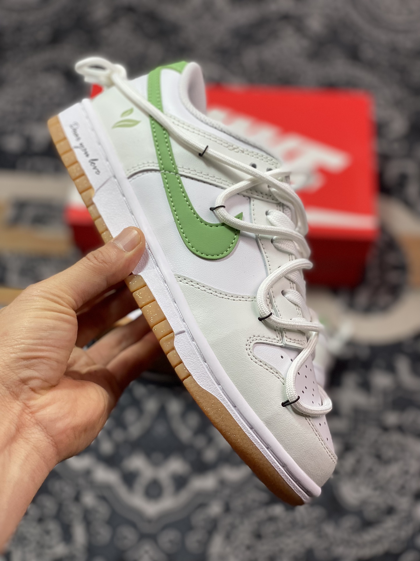 Nike SB Dunk Low ”Lime Soda” dunk shoes ”White Mint Green Lime Soda Tie” FD9922-151