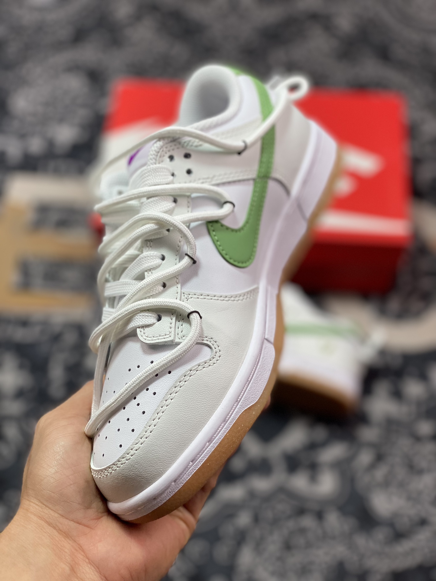 Nike SB Dunk Low ”Lime Soda” dunk shoes ”White Mint Green Lime Soda Tie” FD9922-151