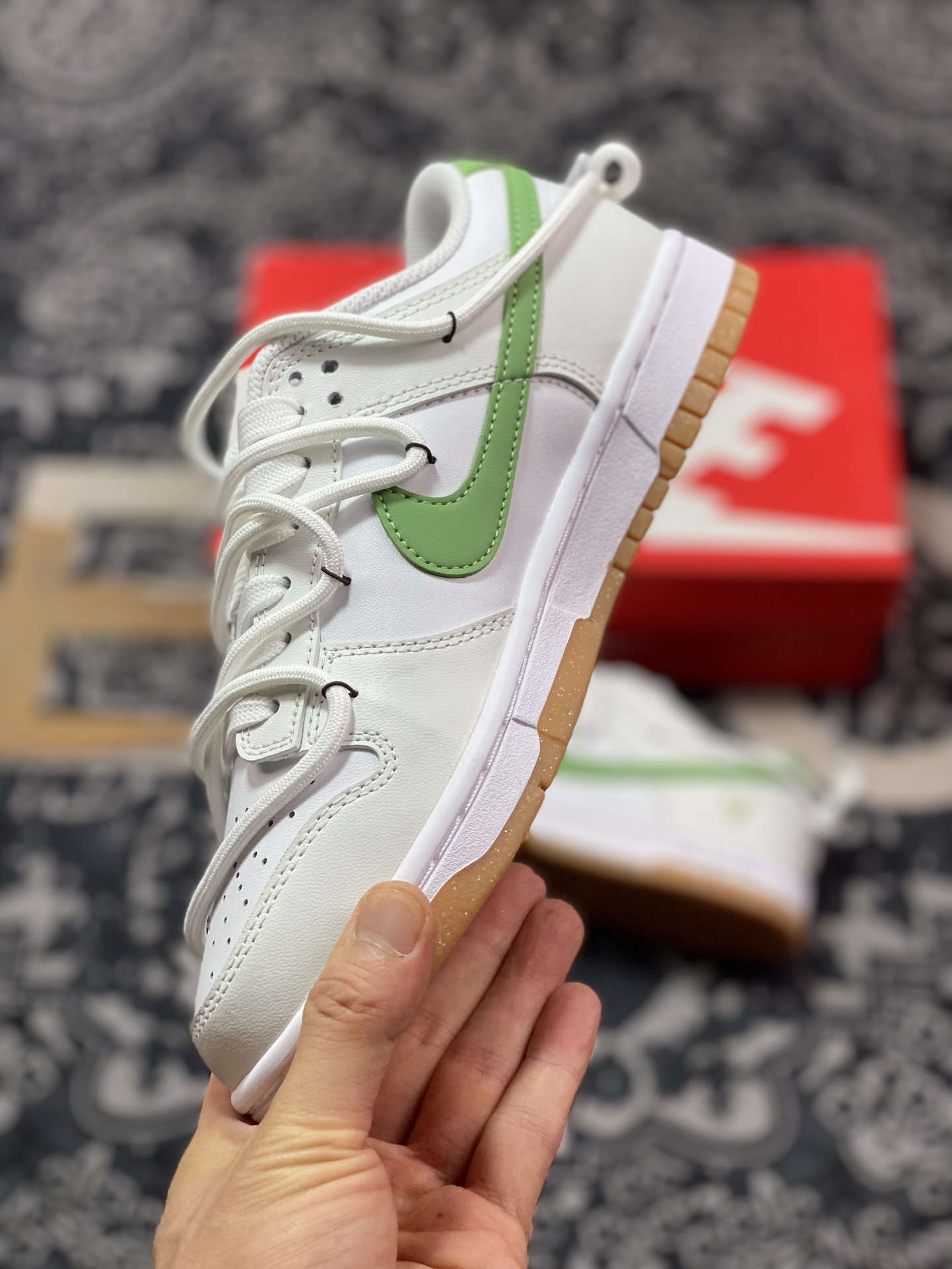 Nike SB Dunk Low ”Lime Soda” dunk shoes ”White Mint Green Lime Soda Tie” FD9922-151