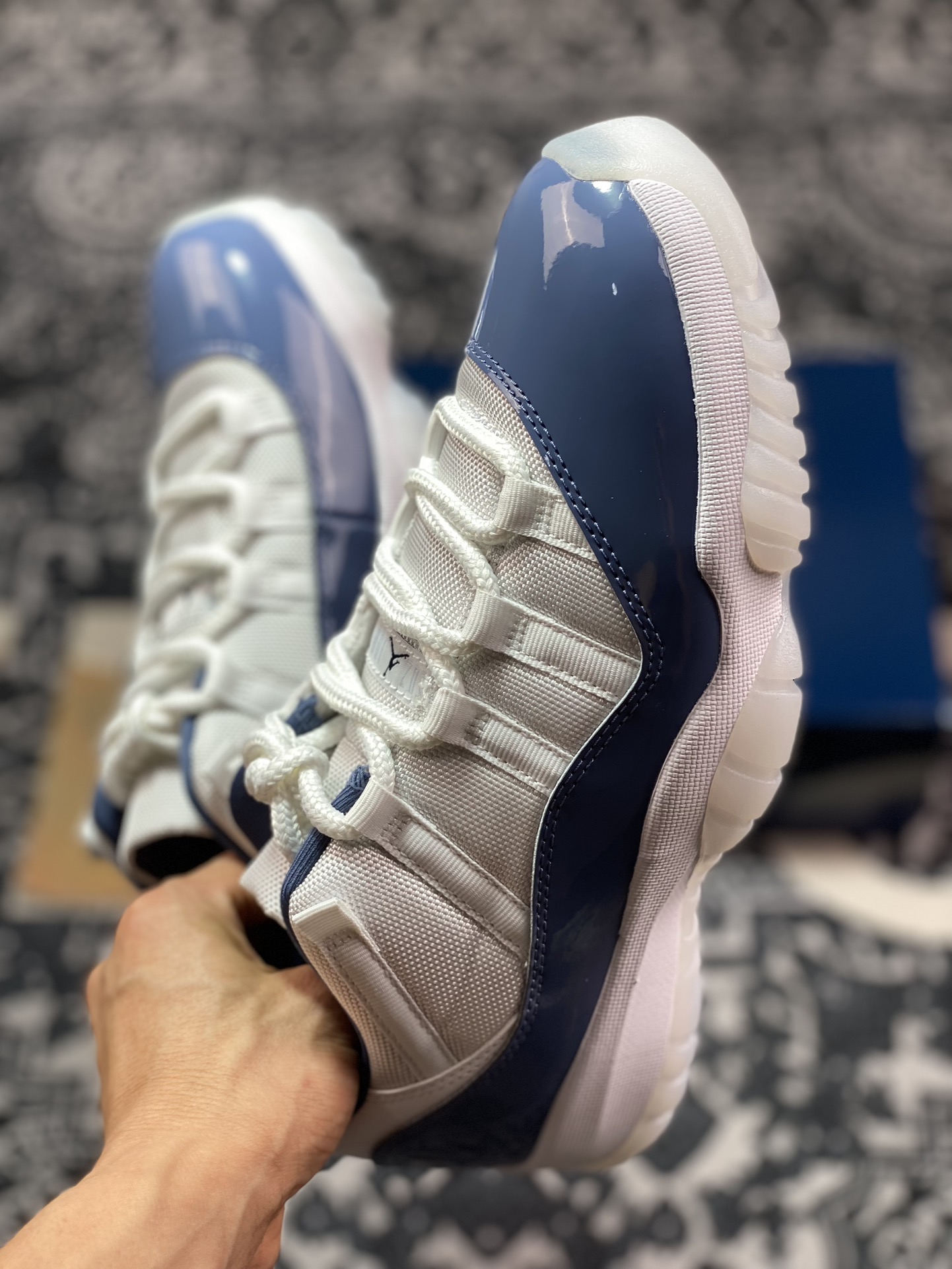 Best Original Y3 Air Jordan 11 Midnight Blue Low Shipping FV5104-104