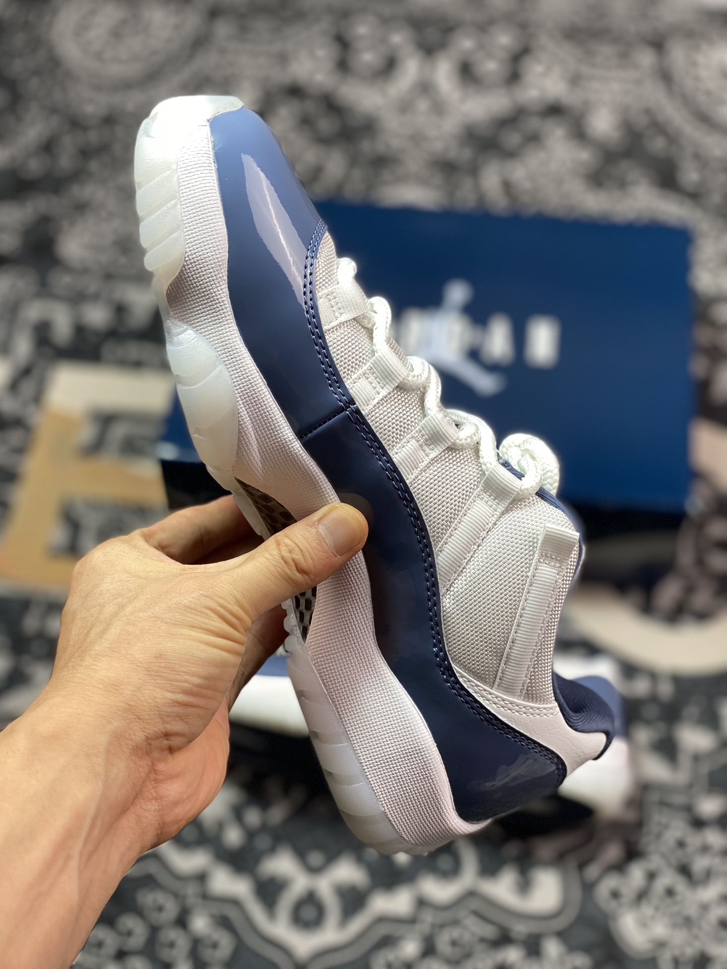 Best Original Y3 Air Jordan 11 Midnight Blue Low Shipping FV5104-104