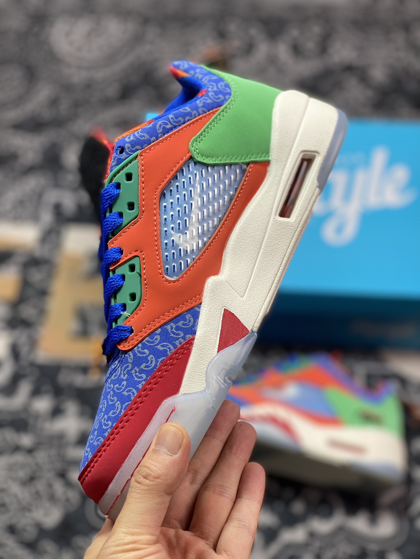 Original Air Jordan 5 Low ”Doernbecher” AJ5 Joe 5 Low Top Charity Foundation Alliance DR6287-486