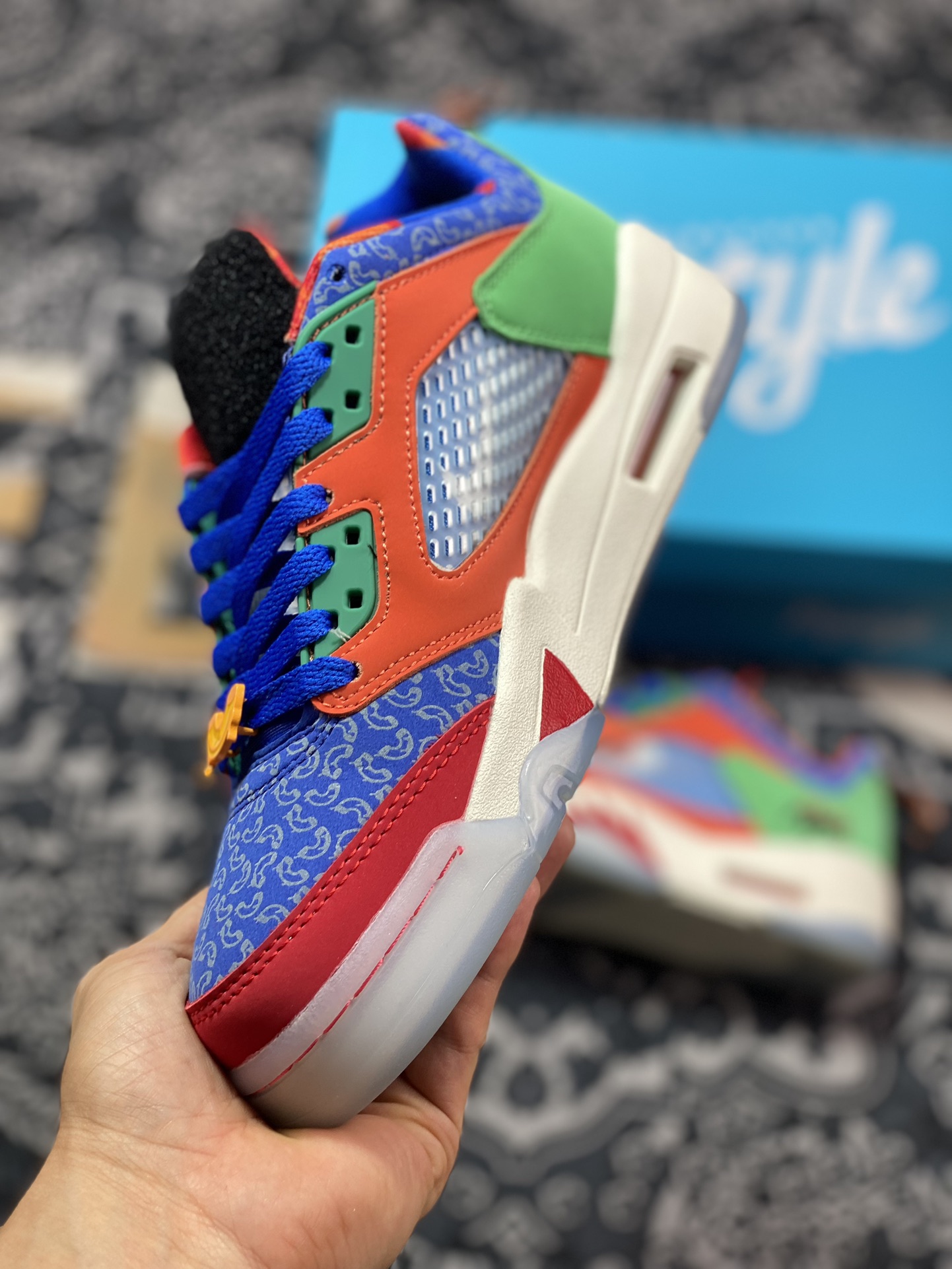 Original Air Jordan 5 Low ”Doernbecher” AJ5 Joe 5 Low Top Charity Foundation Alliance DR6287-486