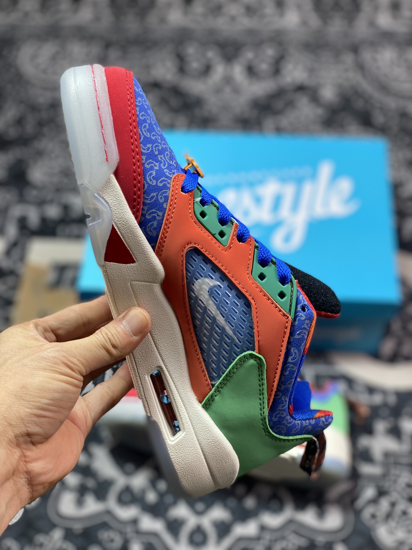 Original Air Jordan 5 Low ”Doernbecher” AJ5 Joe 5 Low Top Charity Foundation Alliance DR6287-486