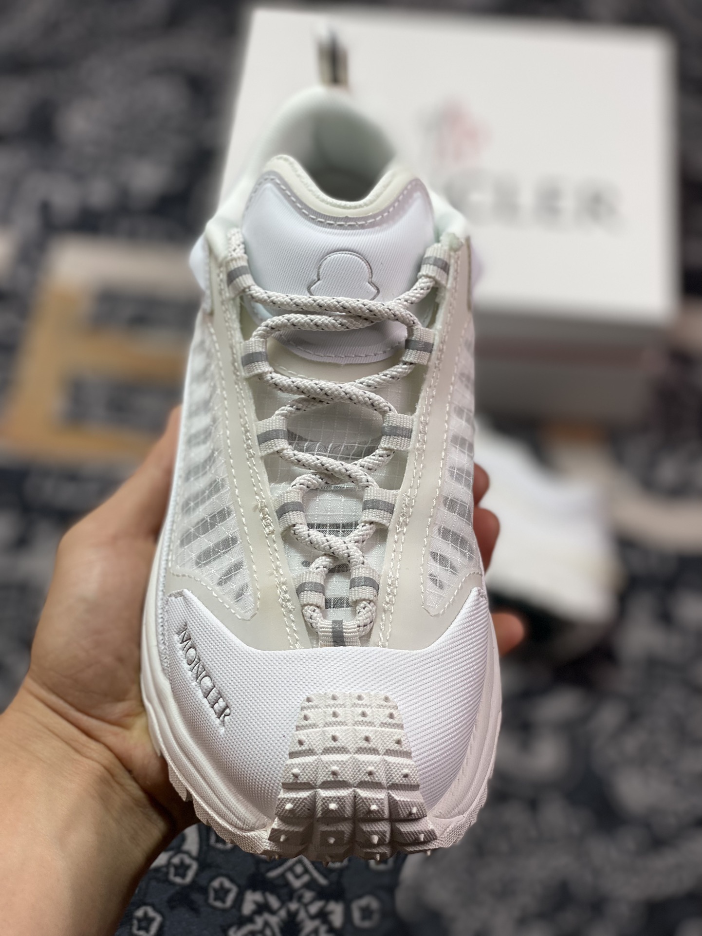 Trailgrip Lite Trainers Off-road Travel 2nd Generation Series Low-top Lightweight Outdoor Mountaineering Sports Shoes ”All White Hollow” I109A4M00130M2808001