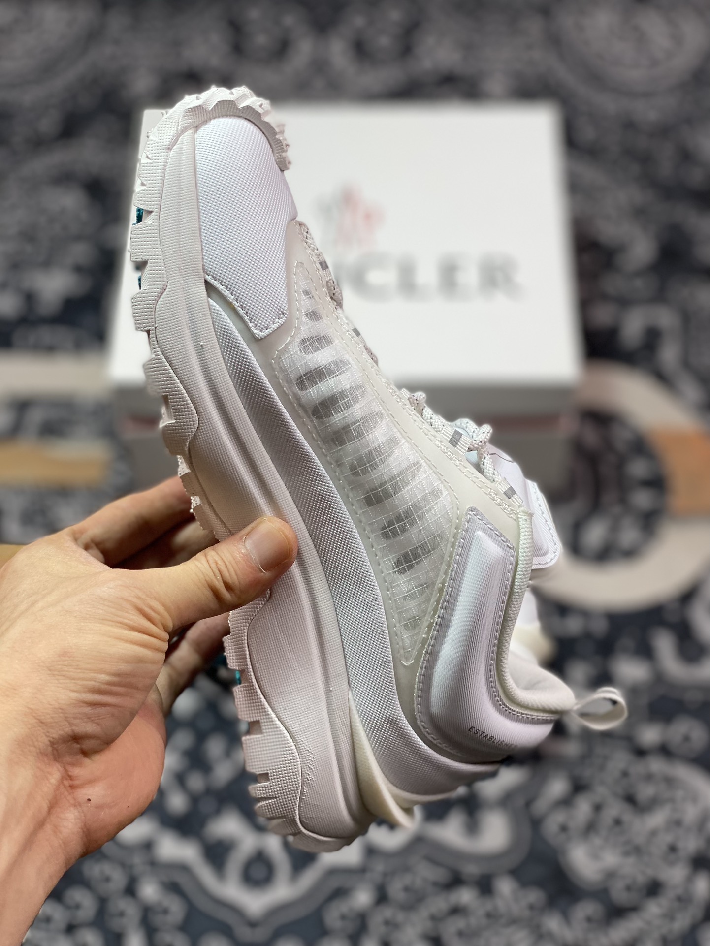 Trailgrip Lite Trainers Off-road Travel 2nd Generation Series Low-top Lightweight Outdoor Mountaineering Sports Shoes ”All White Hollow” I109A4M00130M2808001
