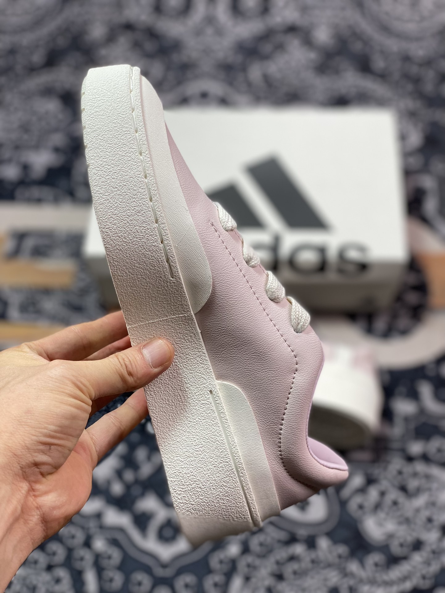 Adidas Labcourt Low Lab court series classic sneakers ”Leather Sakura Pink Beige” IF1711