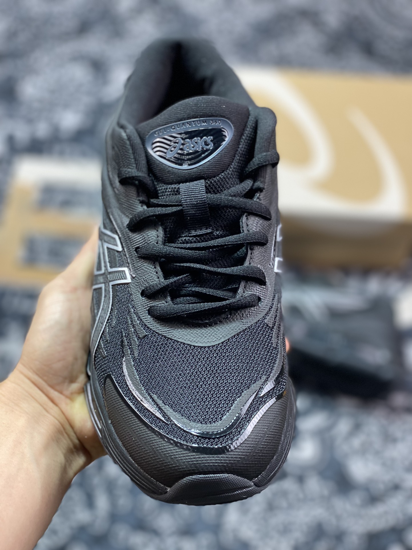 260 亚瑟士 Asics-Gel-Quantum（360-8代）网面舒适日常网布耐磨低帮休闲跑步鞋 1203A305-001