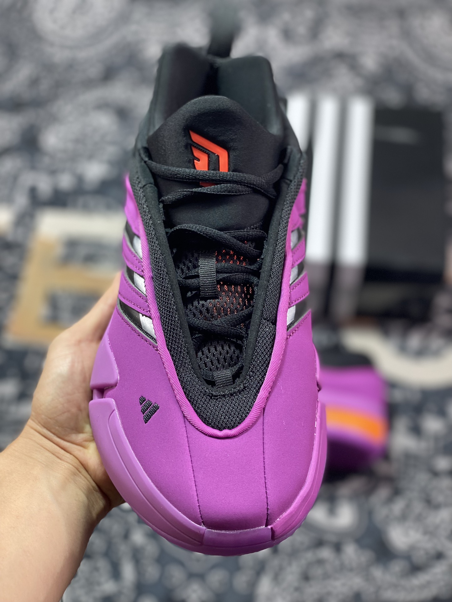Adidas Dame 9 ”The Playoffs” Lillard 9th series low-top basketball shoes ”Grape Purple Black” GY3048