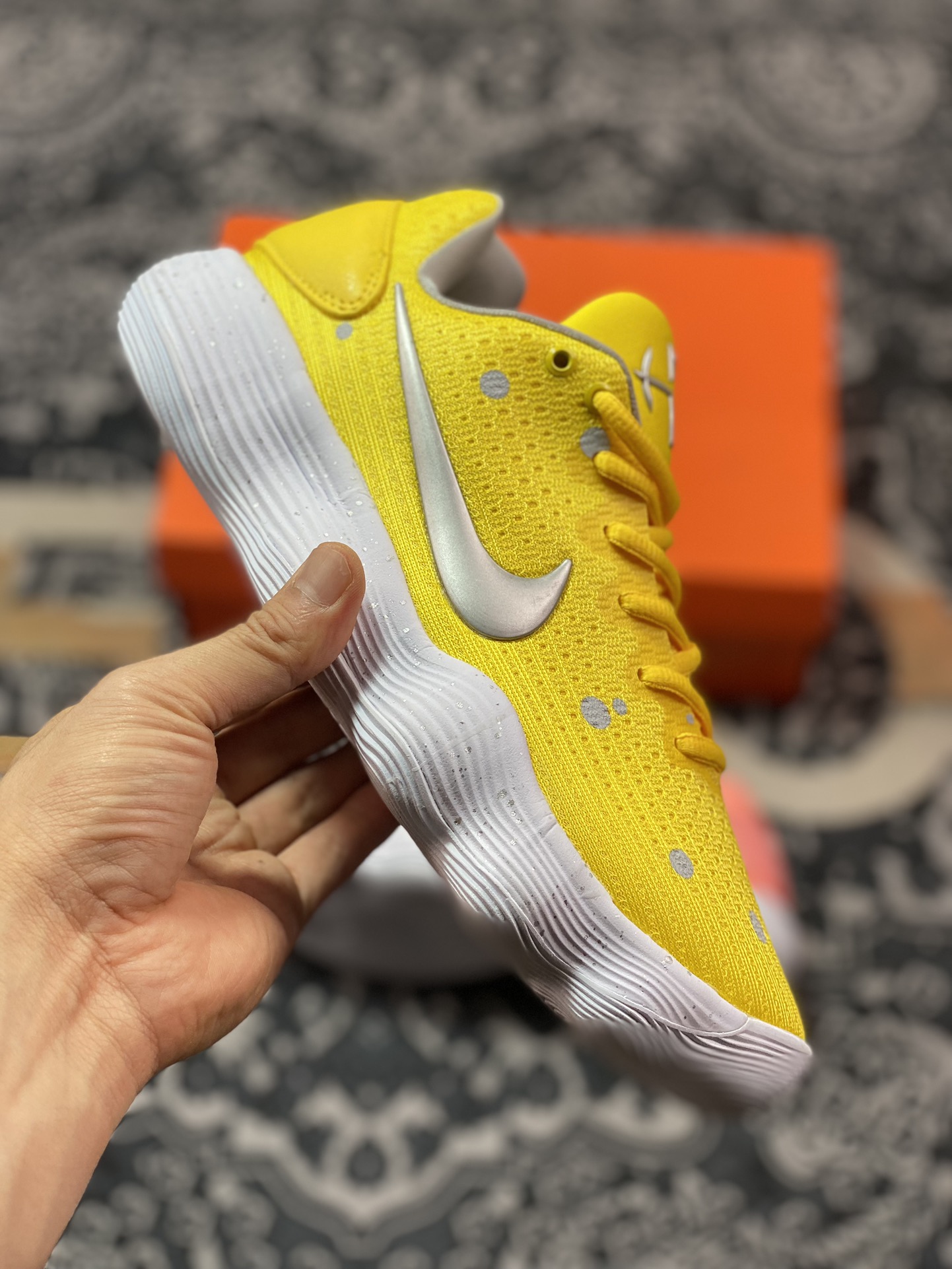 NK Hyperdunk HD2017 Low EP actual basketball shoes Patrick Star Yuanyang 897637-600