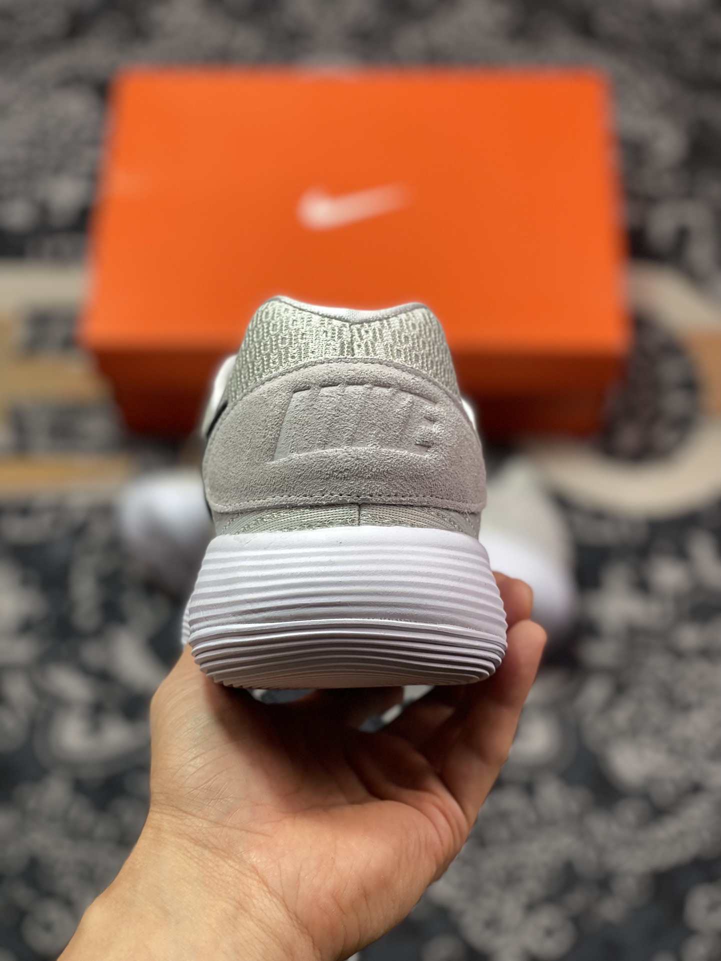 NK Hyperdunk HD2017 Low EP actual basketball shoes gray and black 897637-100