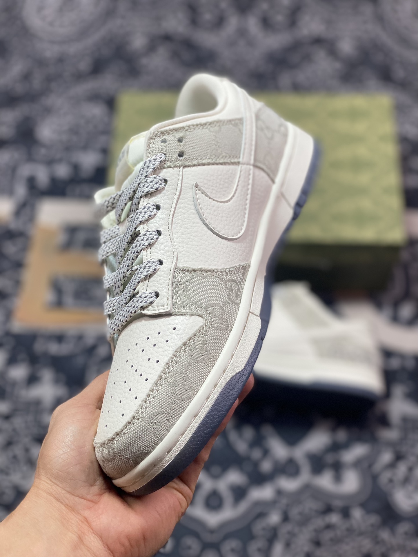 Gucci x Nike Dunk Low Smoke Grey CF3688-003