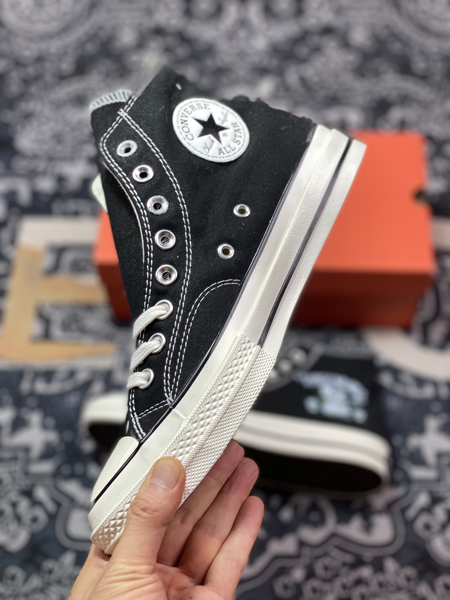 140 真标 匡威限定泡泡玛特联名 CONVERSE＆HONDA 定制限定运动休闲高帮帆布鞋