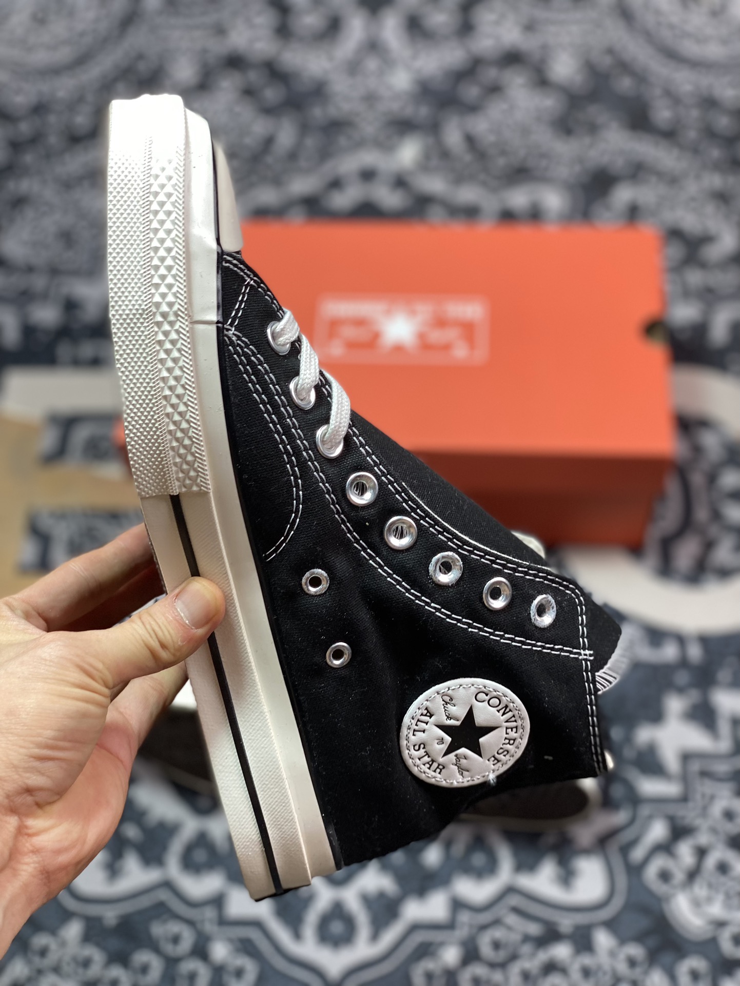 140 真标 匡威限定泡泡玛特联名 CONVERSE＆HONDA 定制限定运动休闲高帮帆布鞋