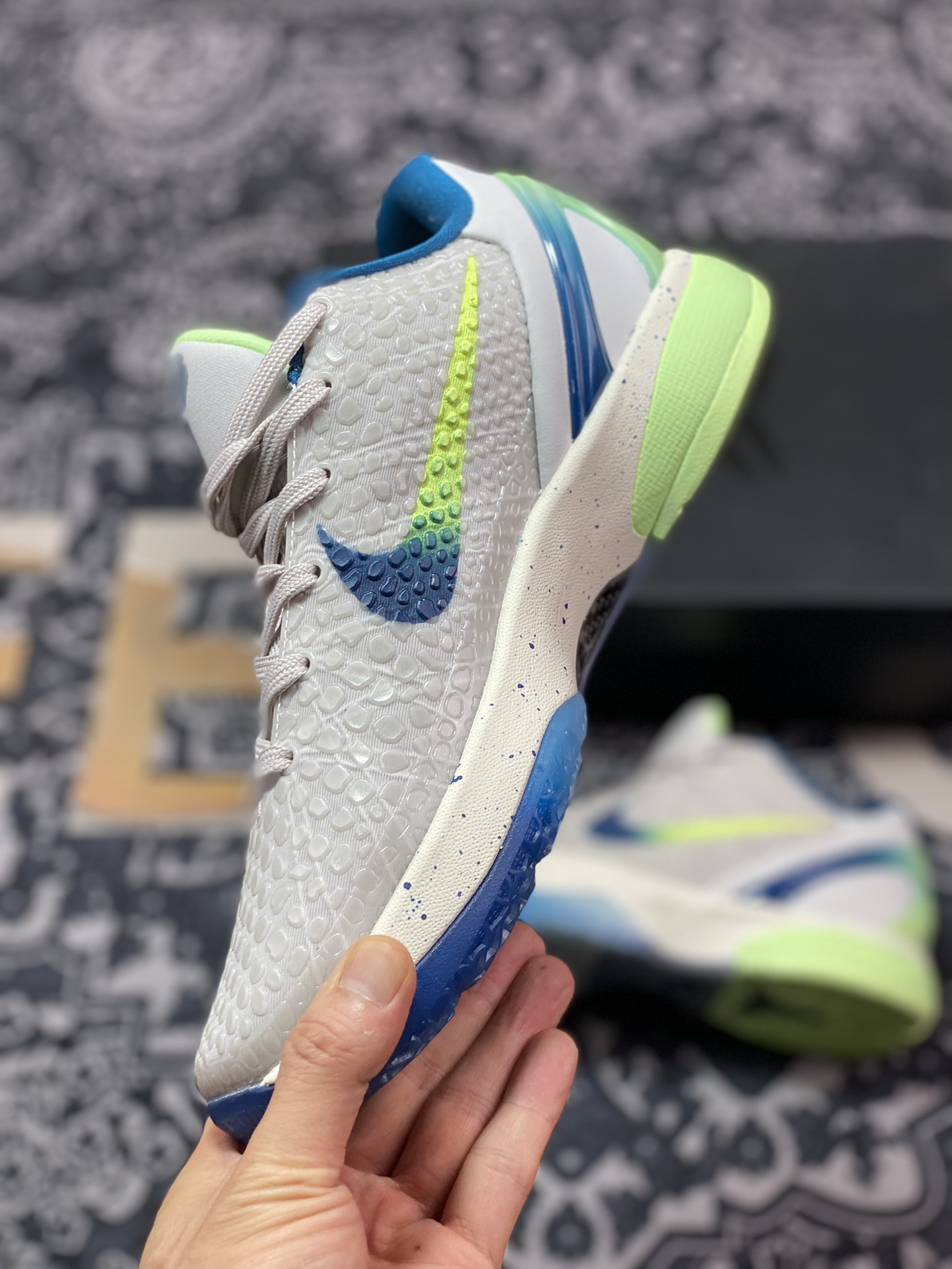 300 原装级别 GJR NK Zoom Kobe 6 科比六代实战篮球鞋 429659-302