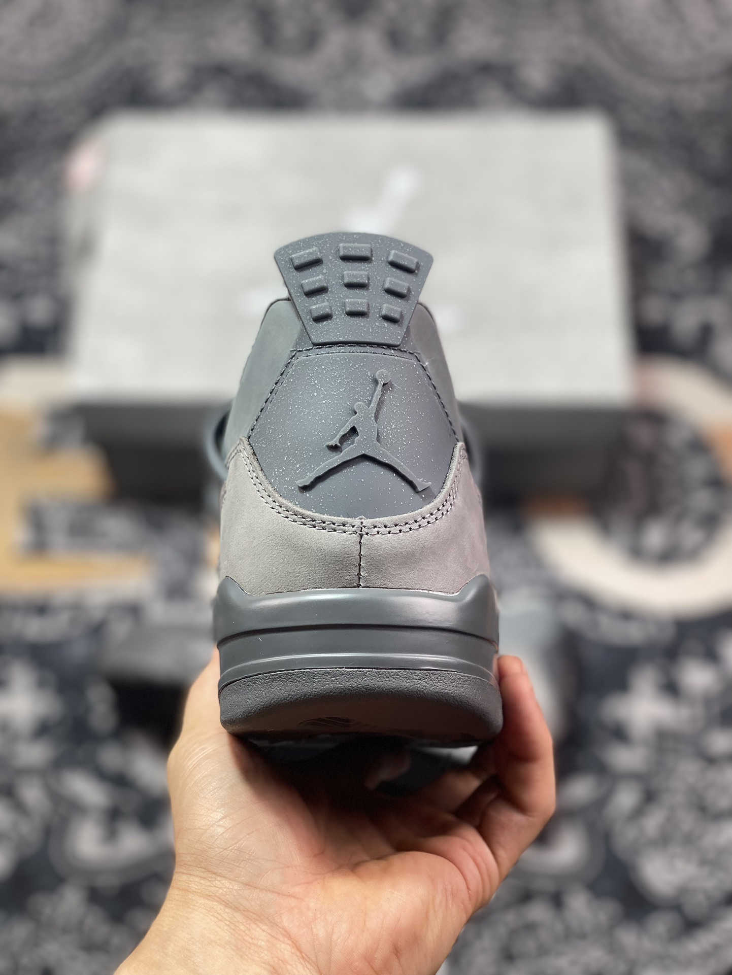 360 原装级别 Air Jordan 4 " Smoke Grey " AJ4乔4 文化篮球鞋 烟灰 FQ7928-001